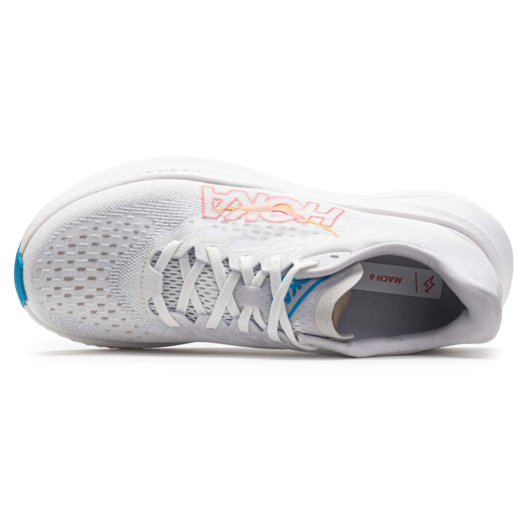 Hoka Mach 6 Textile Women's Running Shoes#color_white nimbus cloud