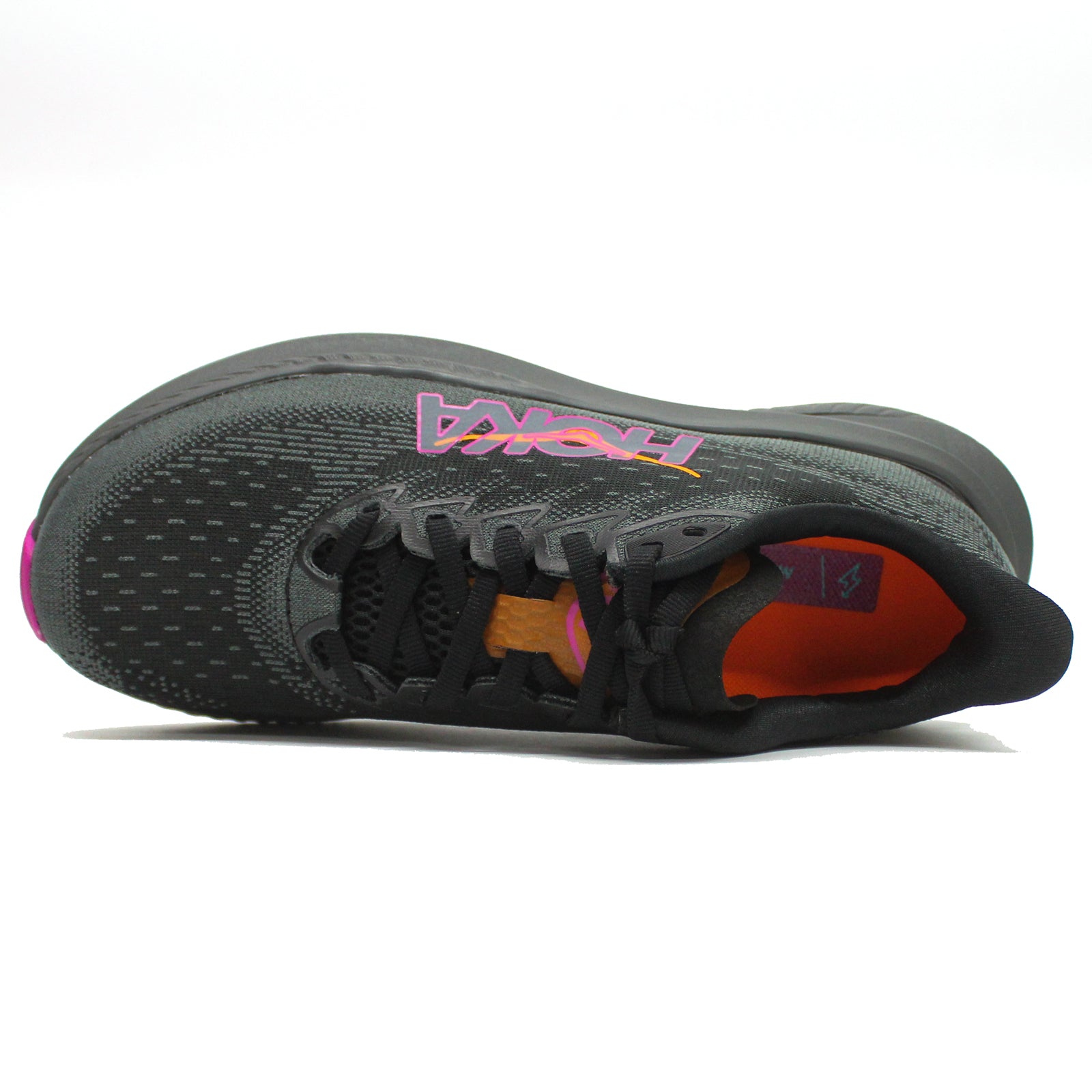 Hoka Mach 6 Textile Women's Running Shoes#color_black fuchsia