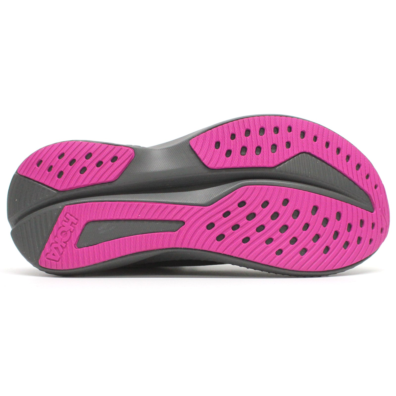 Hoka Mach 6 Textile Women's Running Shoes#color_black fuchsia