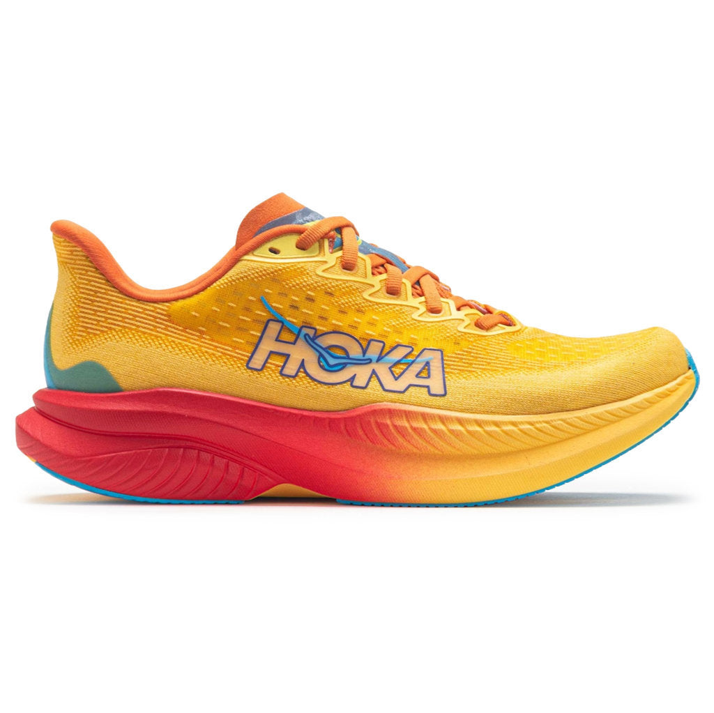 Hoka Mach 6 Textile Women's Running Shoes#color_poppy squash