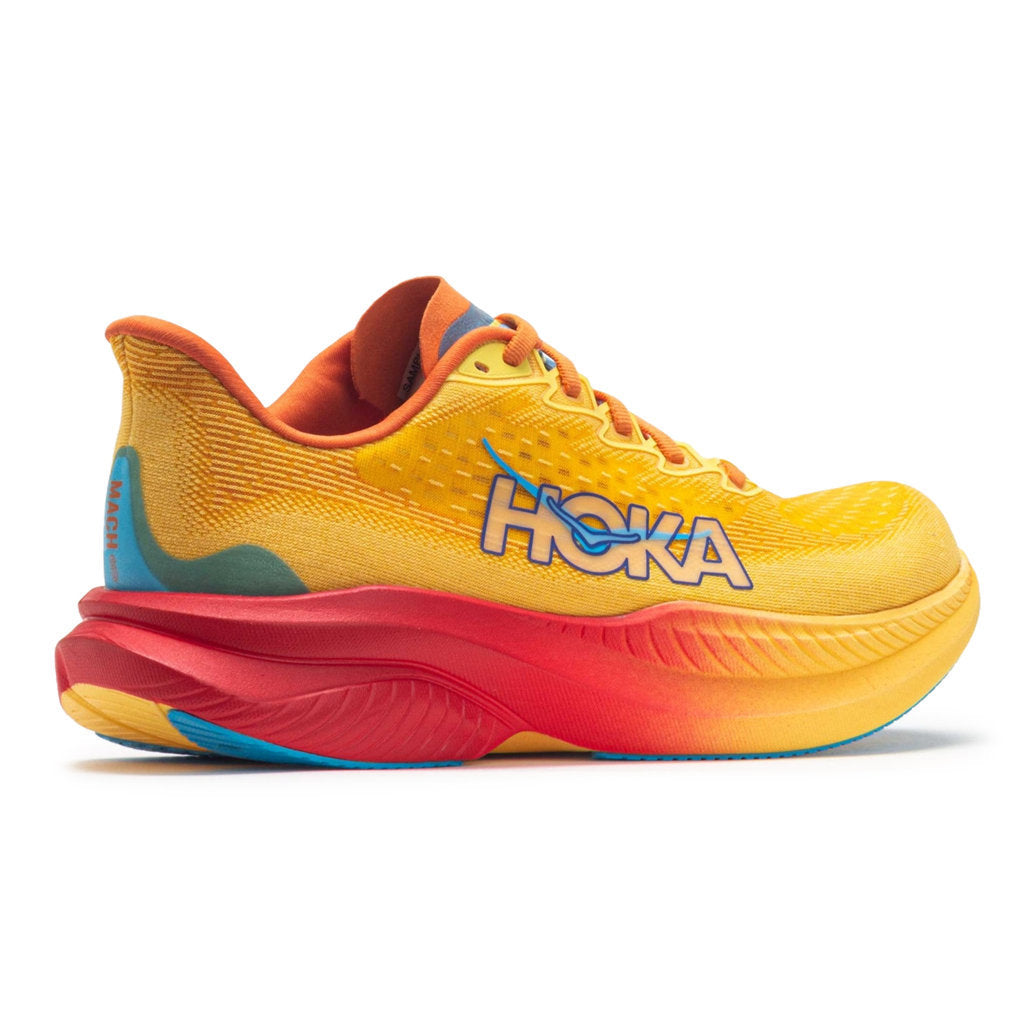 Hoka Mach 6 Textile Women's Running Shoes#color_poppy squash
