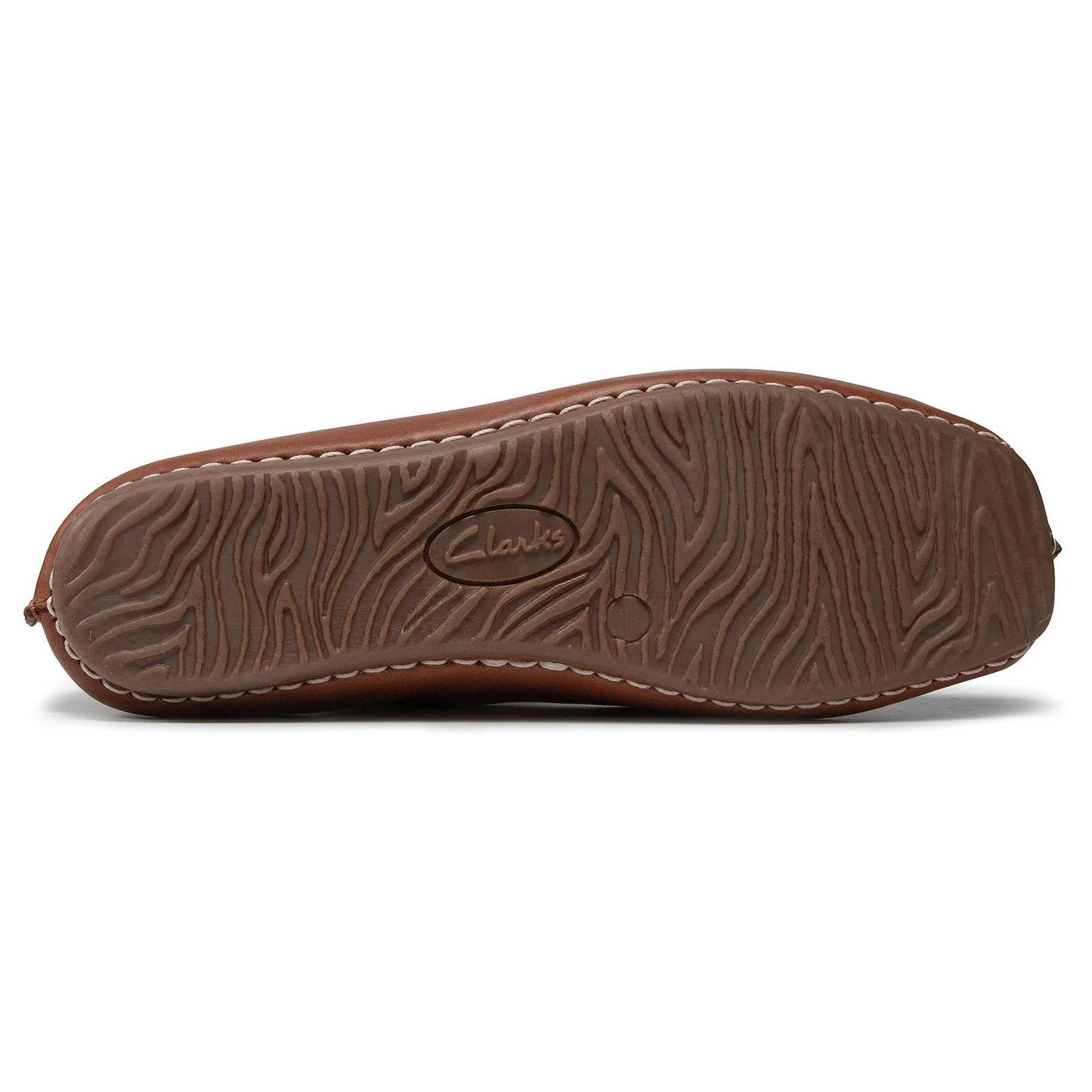 Clarks Freckle Ice Leather Womens Shoes#color_dark tan