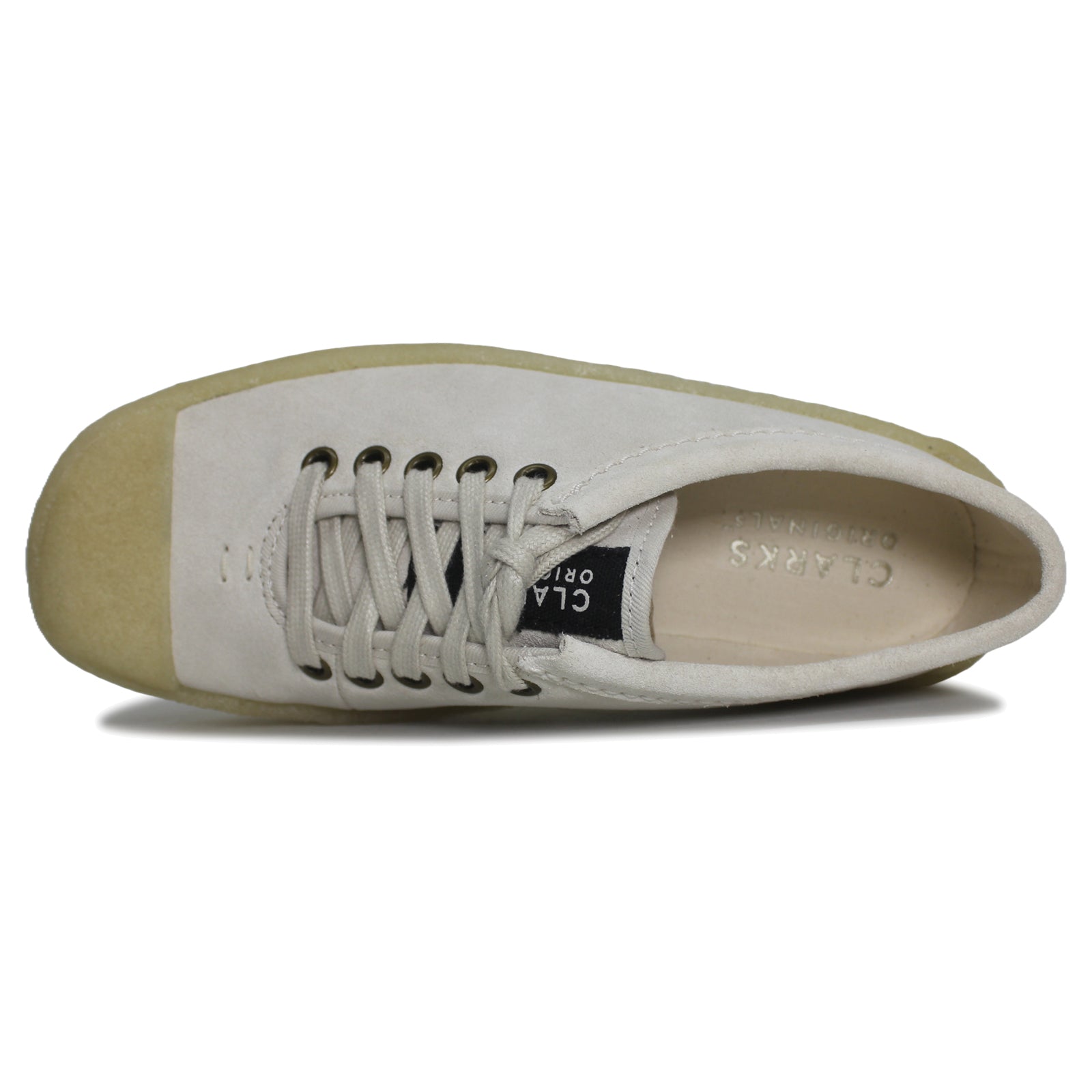 Clarks Originals Tor Hoop Suede Womens Shoes#color_off white