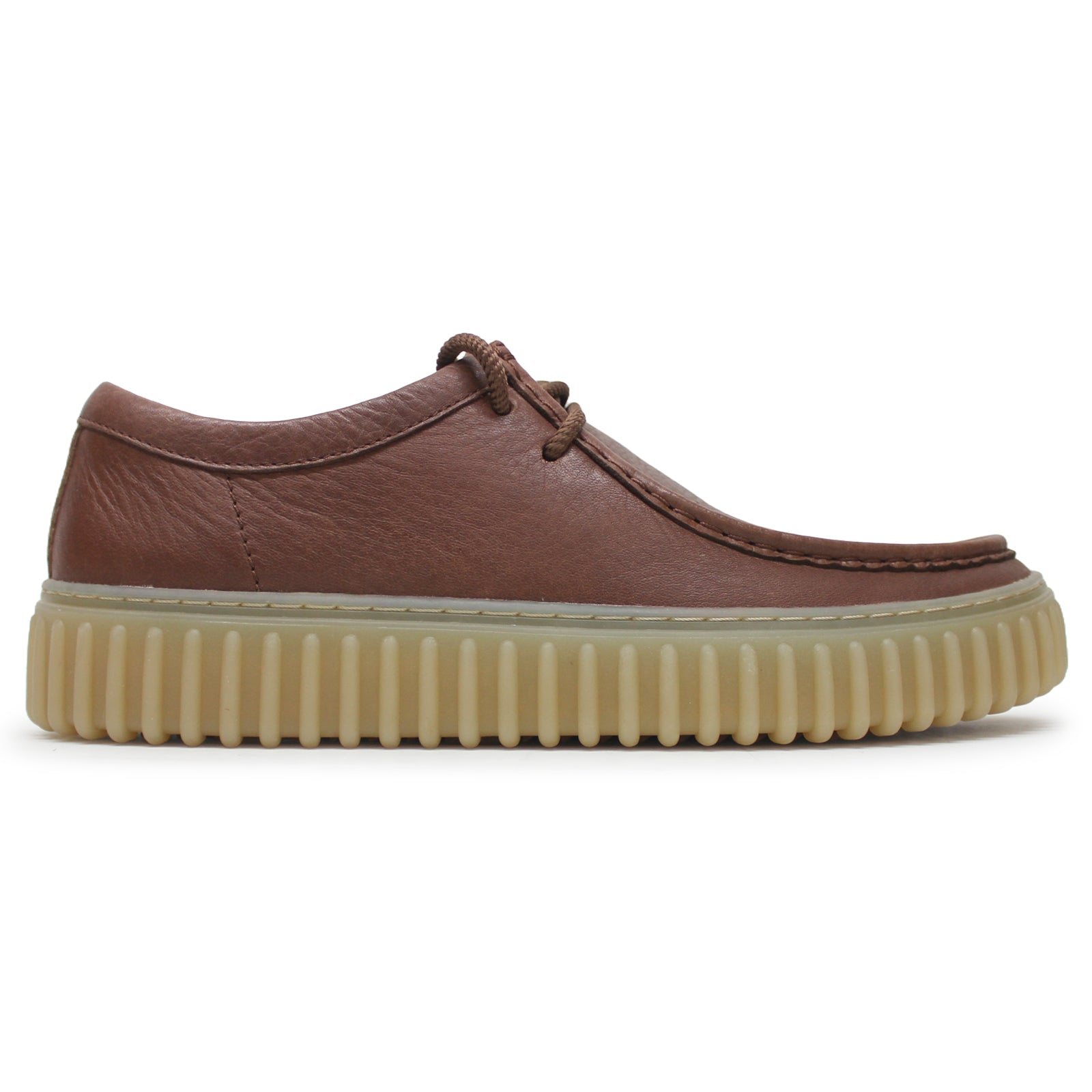 Clarks Torhill Lo Leather Mens Shoes#color_british tan