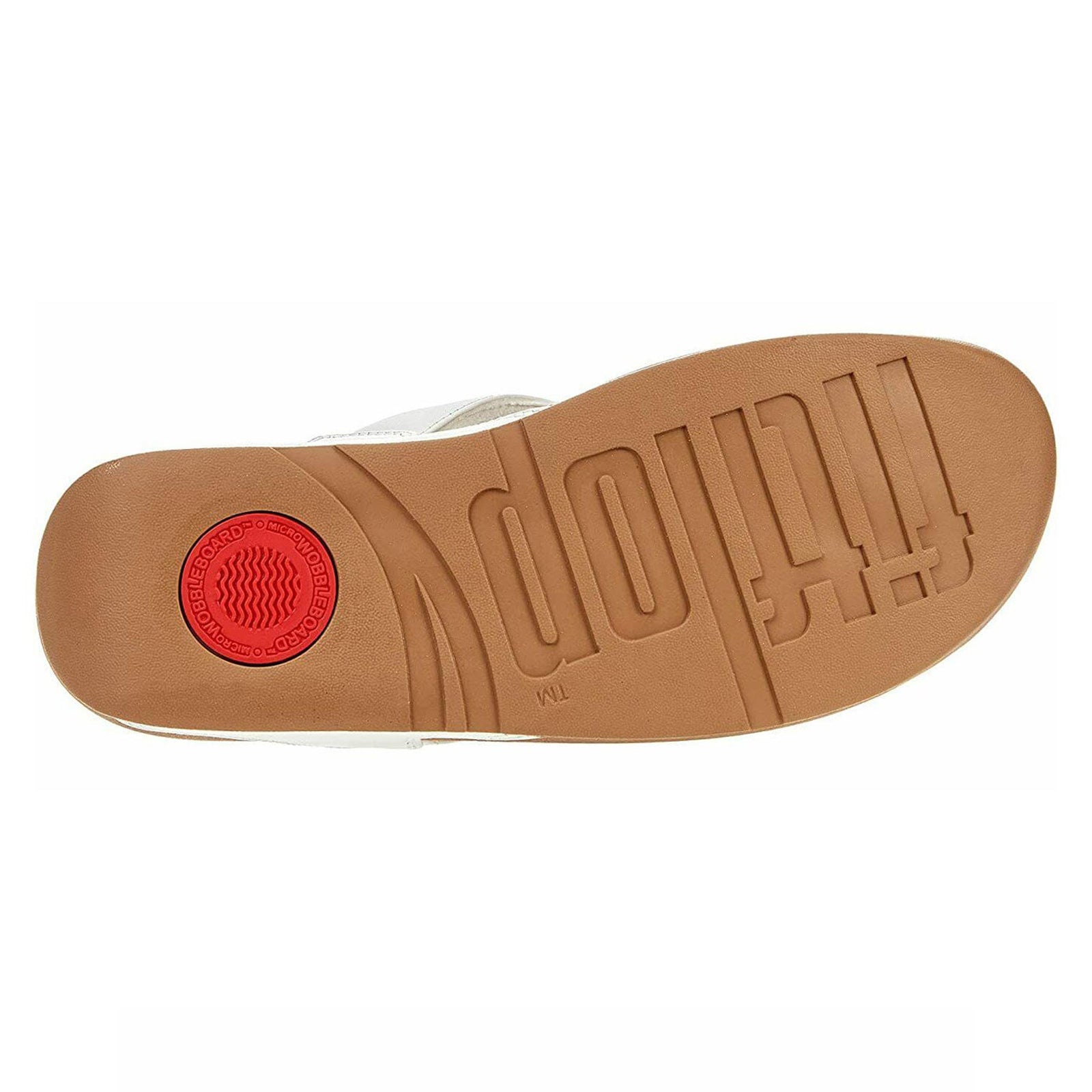 FitFlop Lulu Toe Post Leather Womens Sandals#color_white