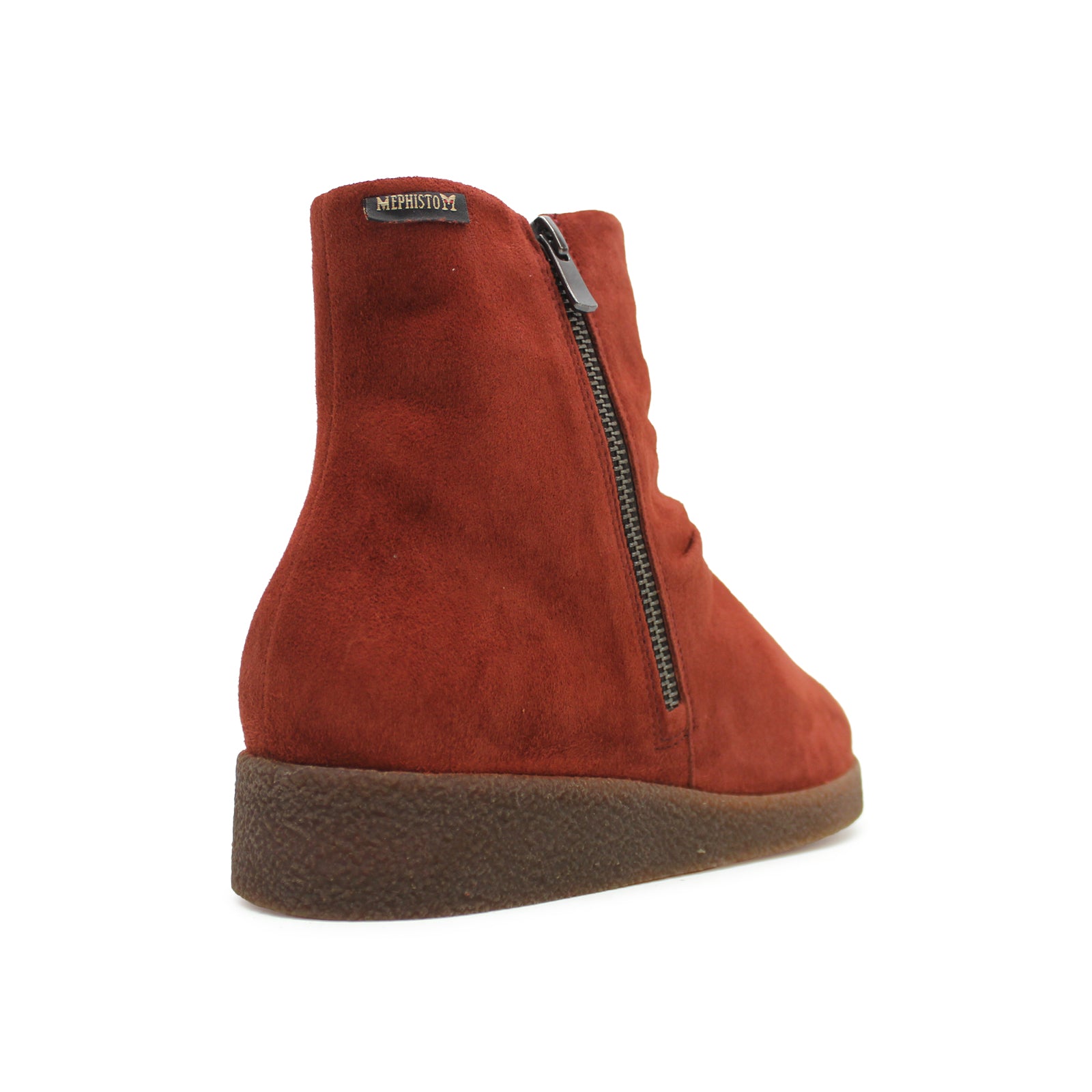 Mephisto Cassandra Leather Womens Boots#color_rust