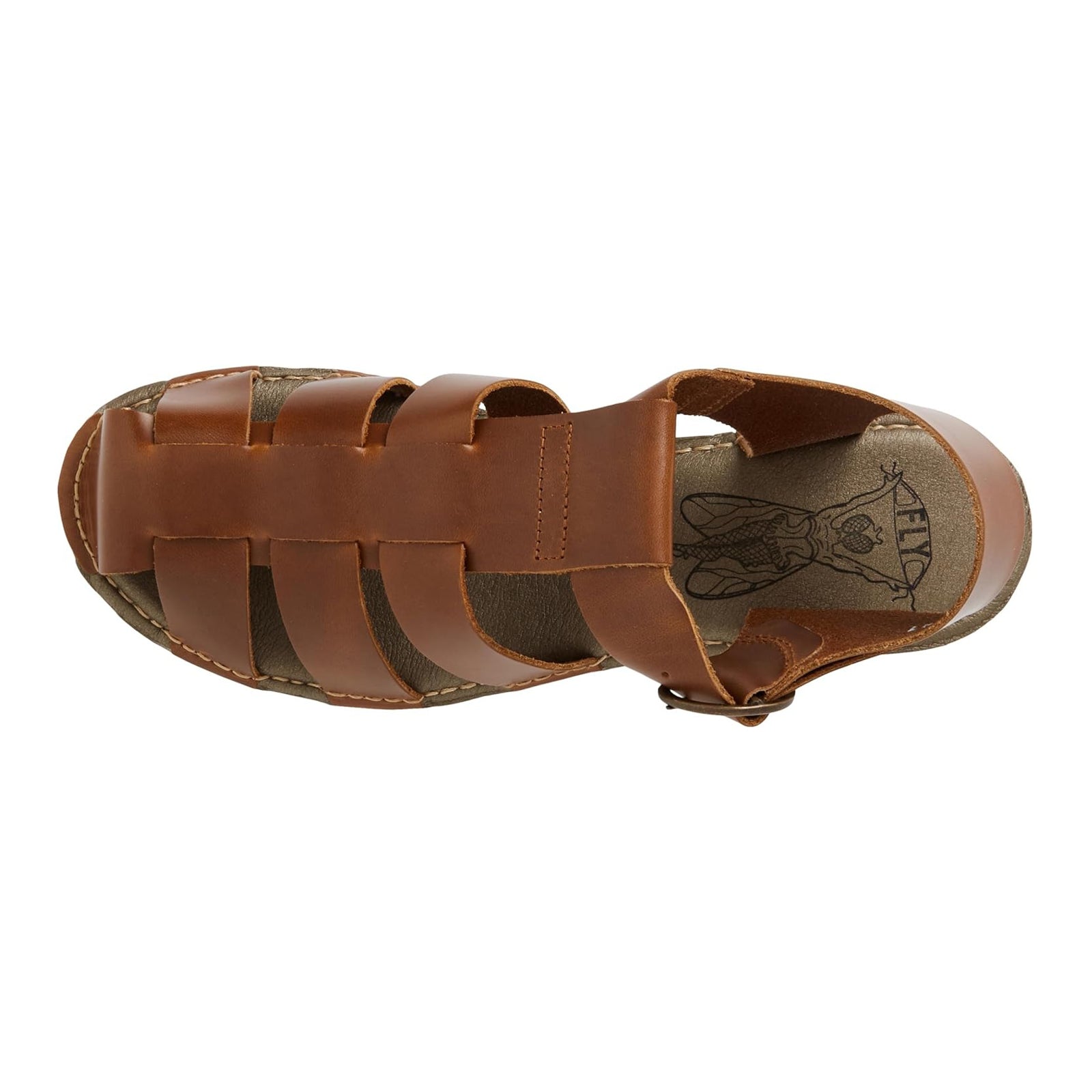 Fly London EMME511FLY Bridle Womens Sandals#color_camel