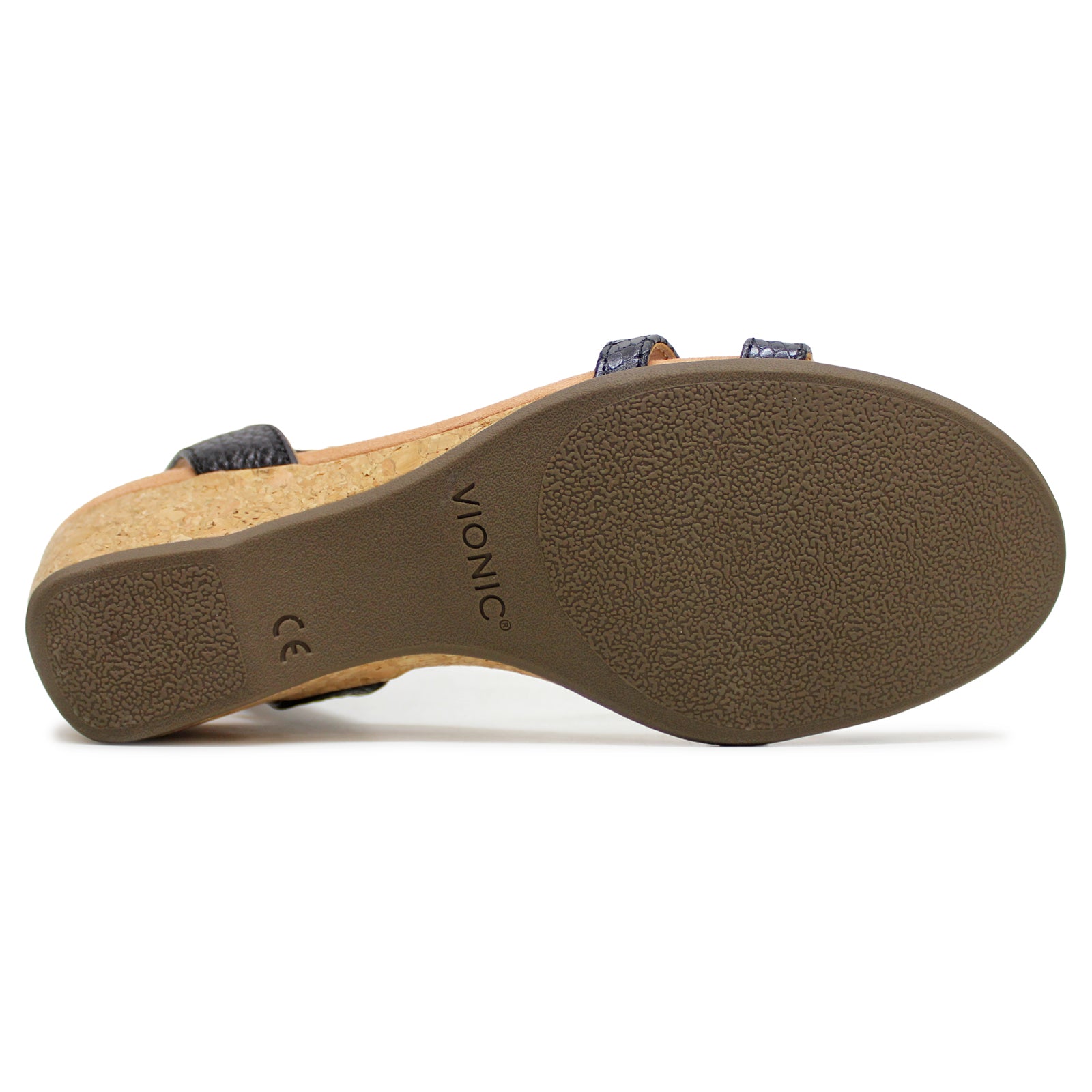 Vionic Orlanda Leather Womens Sandals#color_black
