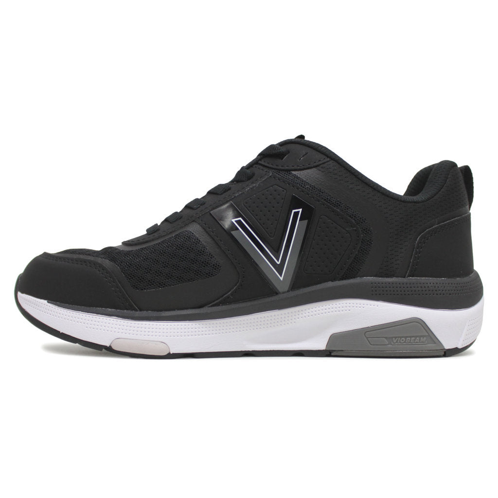 Vionic WStrider Leather Textile Womens Sneakers#color_black charcoal