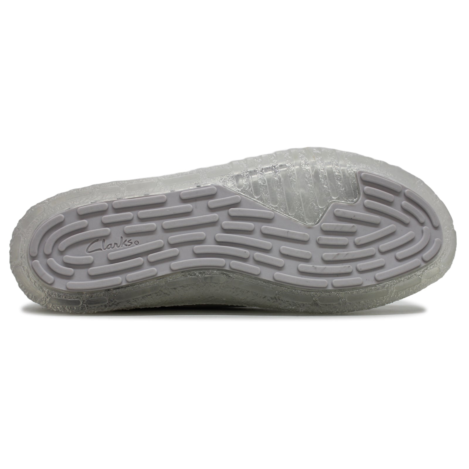 Clarks Somerset Lace Nubuck Mens Trainers#color_off white