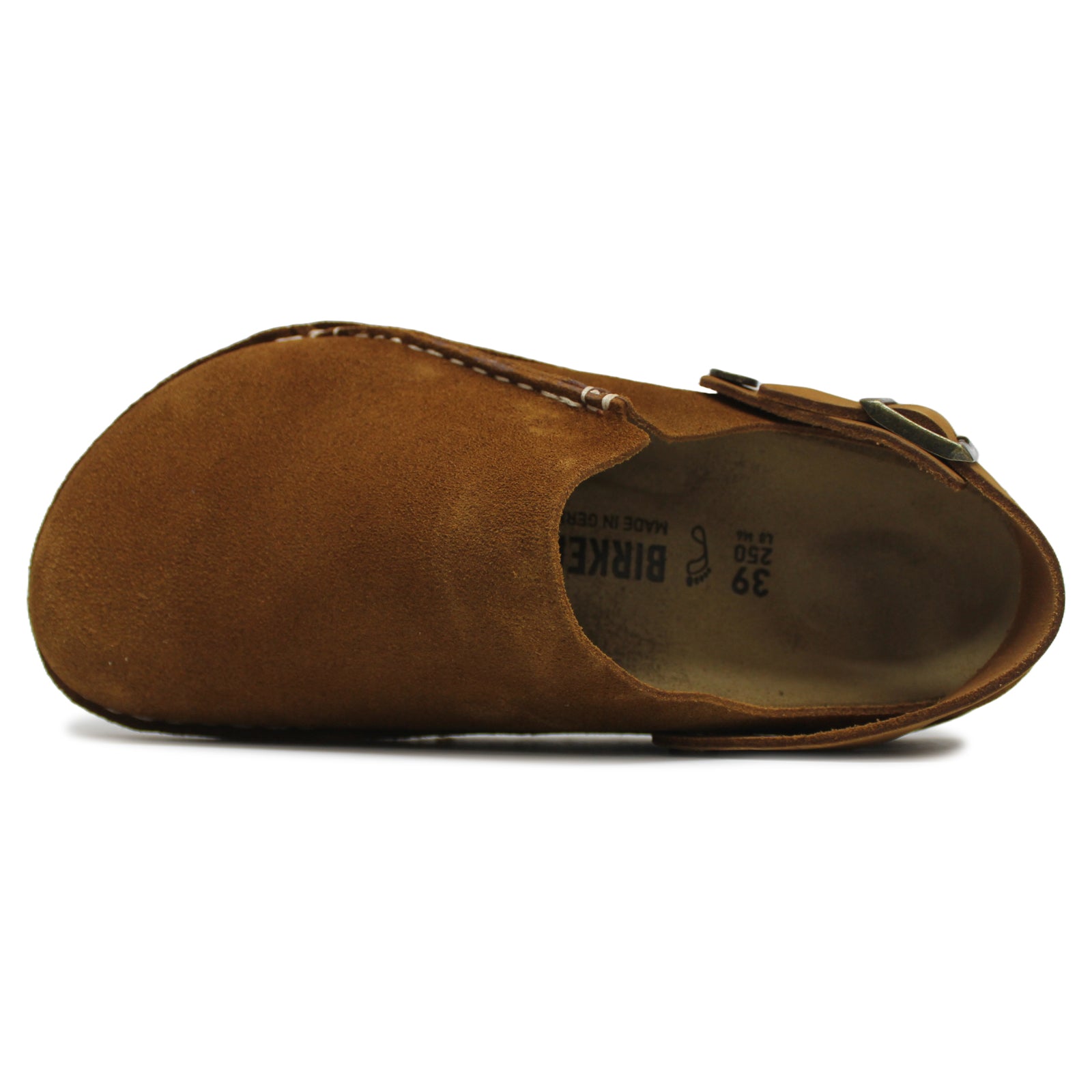 Birkenstock Lutry Premium 1025335 Suede Leather Unisex Sandals - Mink - 41#color_mink