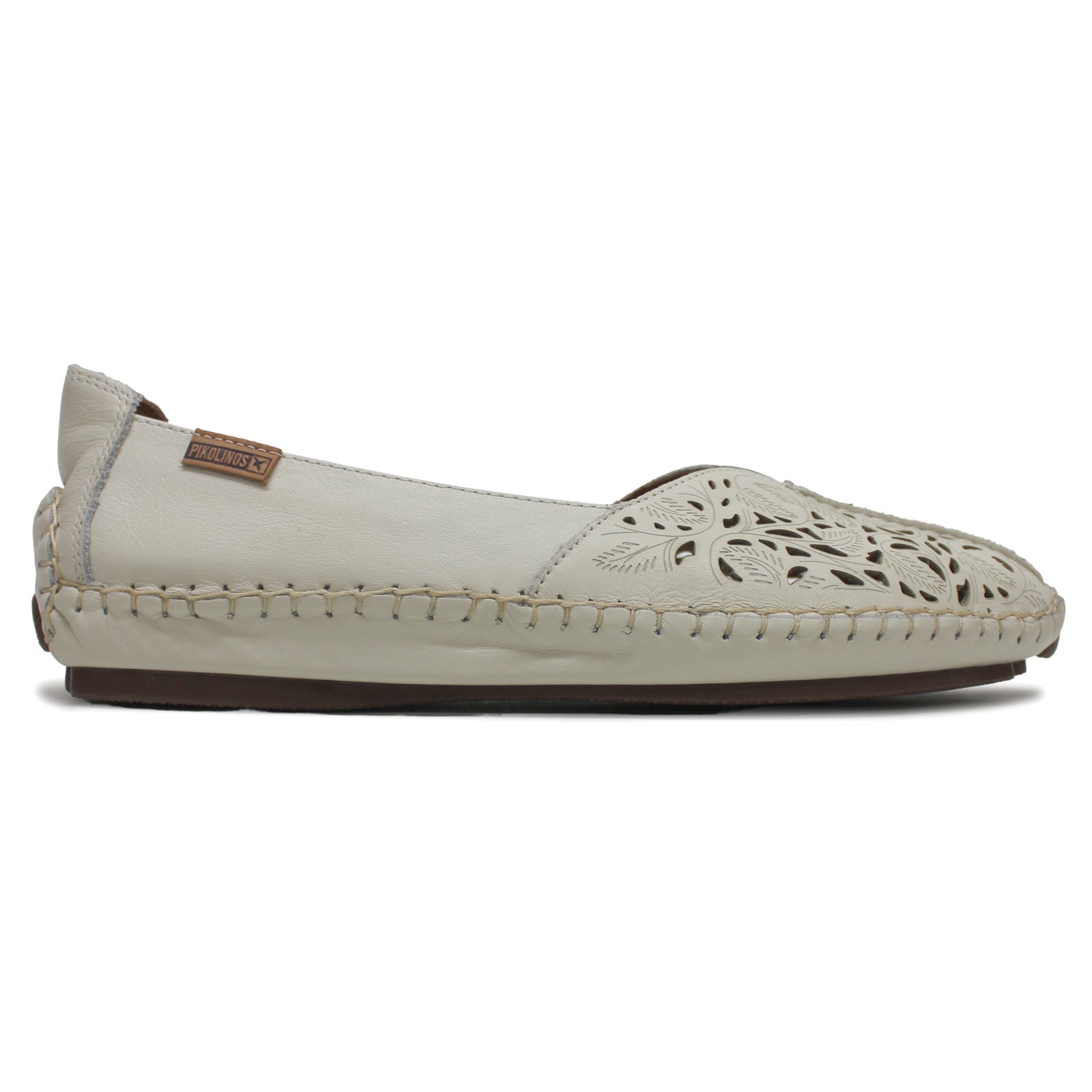 Pikolinos Jerez 578-4976 Leather Womens Shoes#color_nata