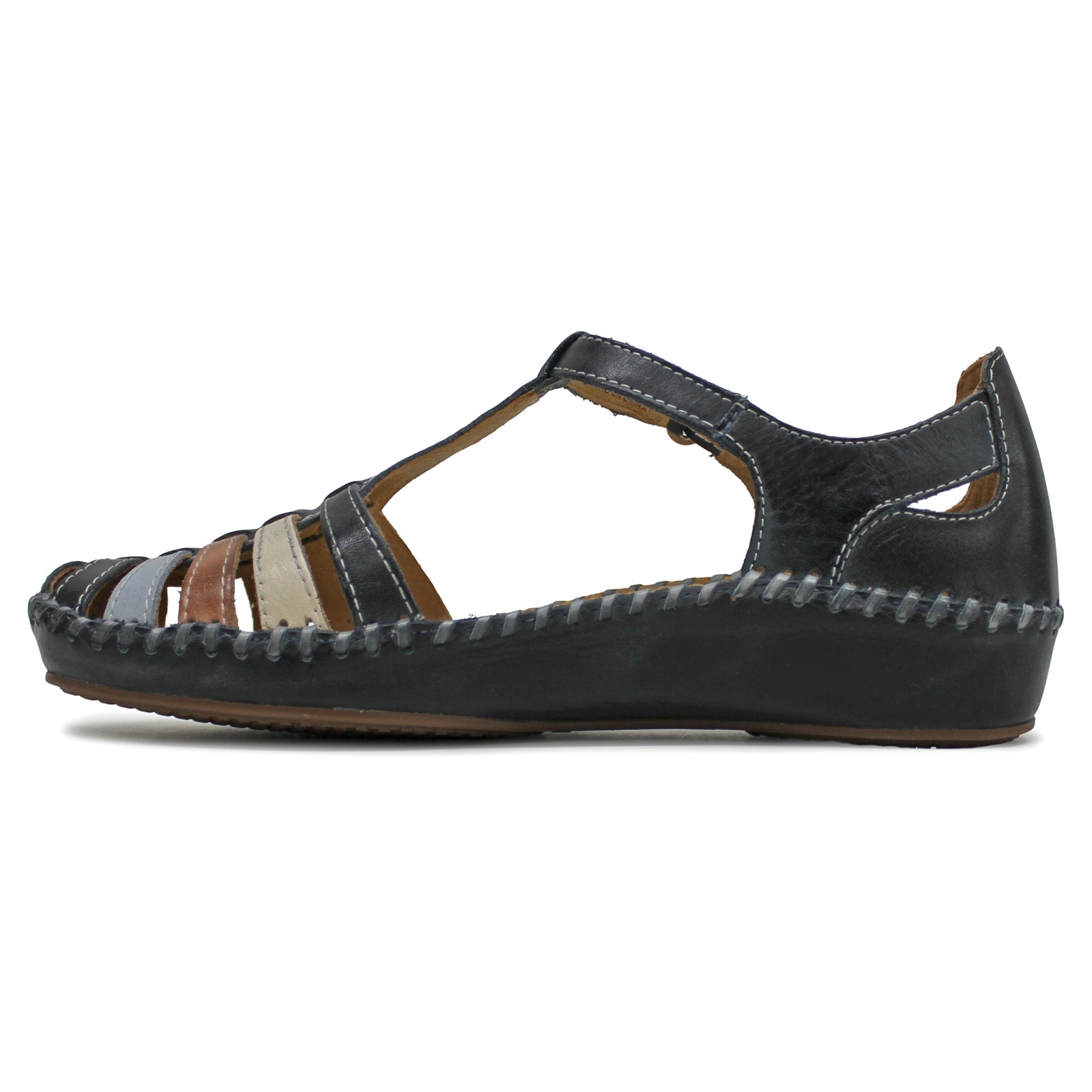 Pikolinos P. Vallarta 655-0843 Leather Womens Sandals#color_ocean