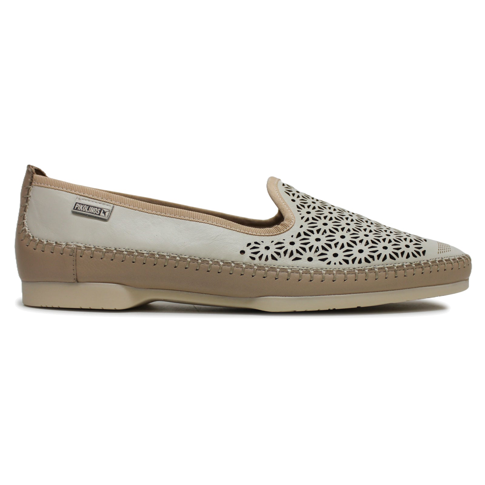 Pikolinos Aguilas W6T-3867 Leather Womens Shoes#color_nata
