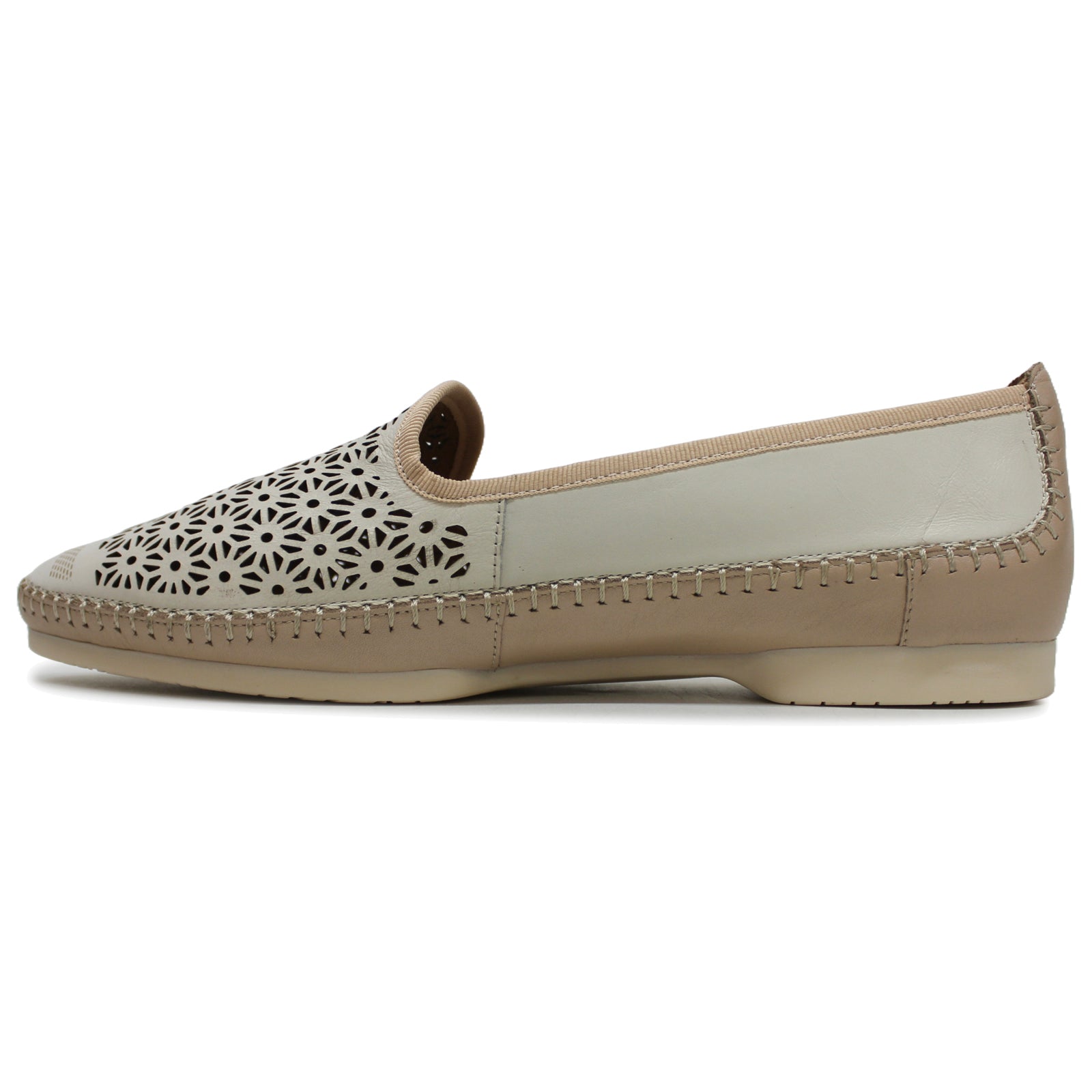 Pikolinos Aguilas W6T-3867 Leather Womens Shoes#color_nata