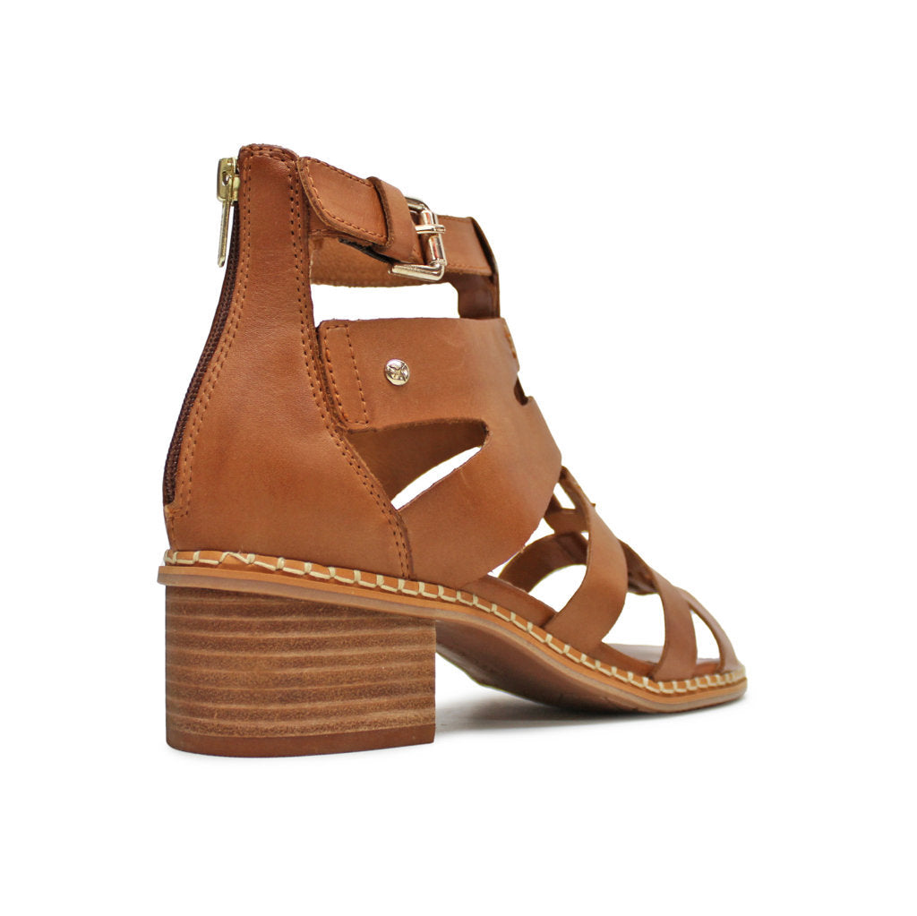 Pikolinos Blanes W3H Leather Womens Sandals#color_brandy