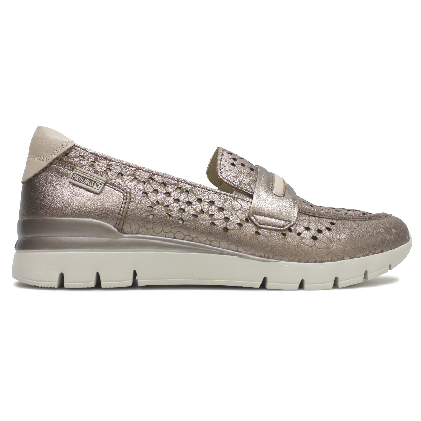 Pikolinos Cantabria W4R-6518 Leather Womens Shoes#color_stone