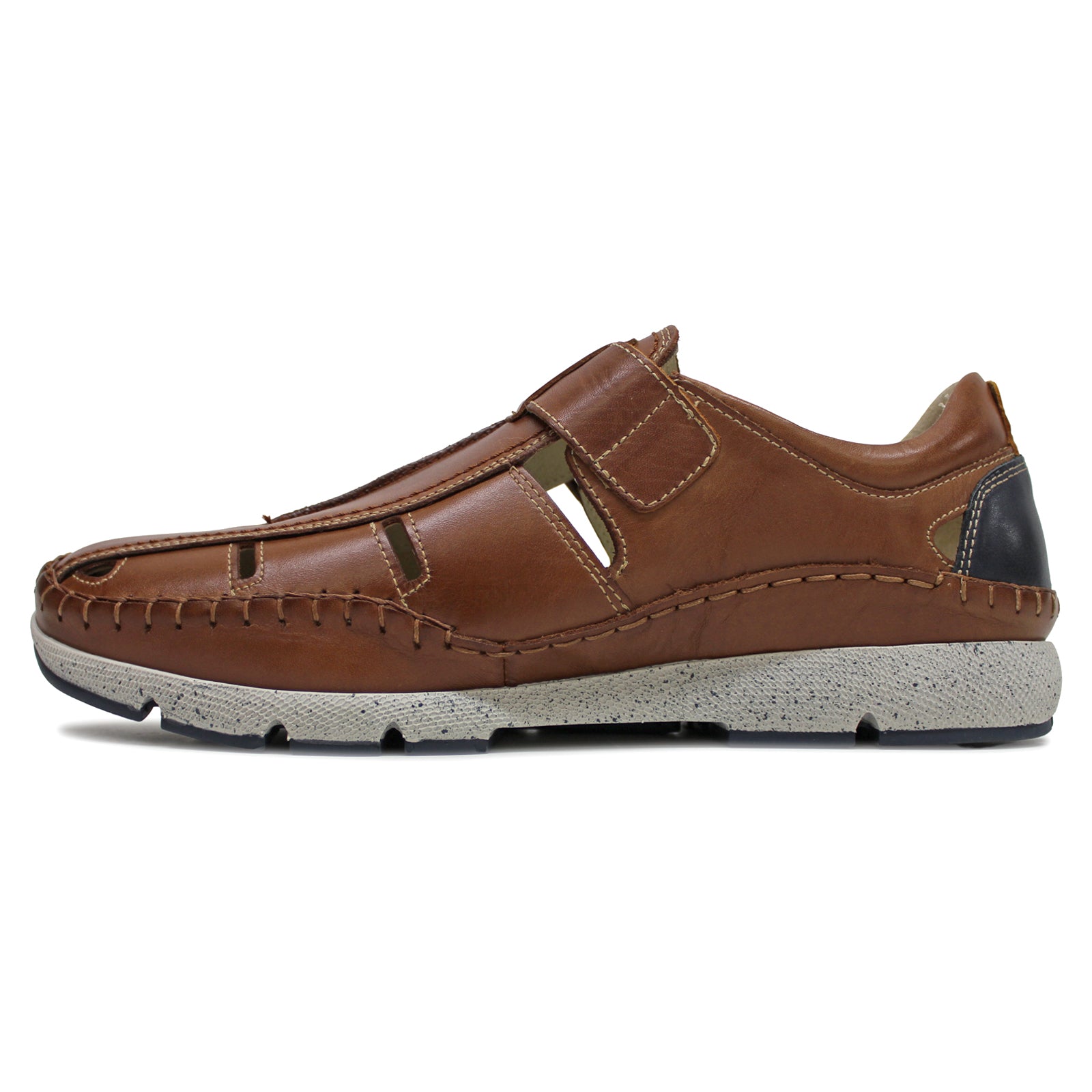 Pikolinos Fuencarral M4U-0100 Leather Mens Shoes#color_cuero