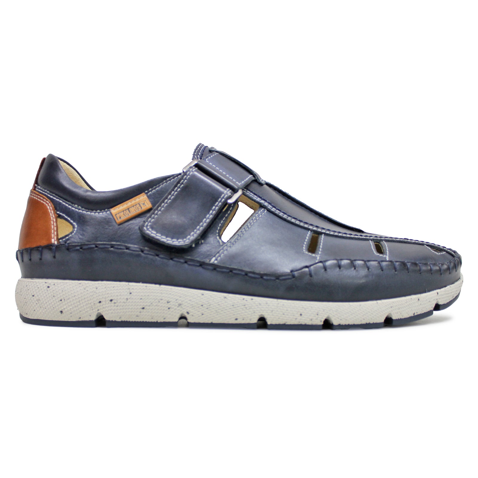 Pikolinos Fuencarral M4U-0100 Leather Mens Shoes#color_blue