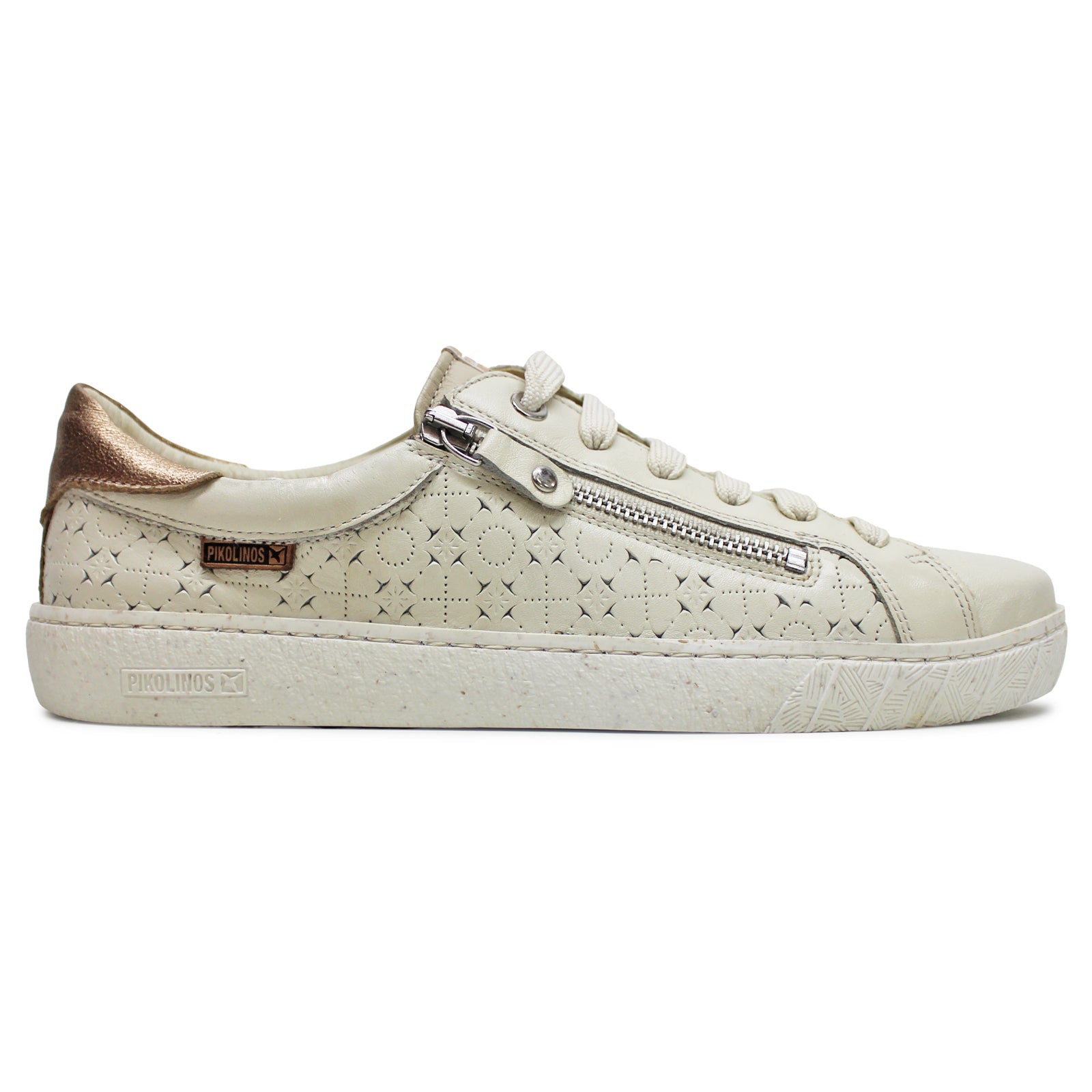 Pikolinos Lanzarote W7B-6999 Leather Womens Shoes#color_nata