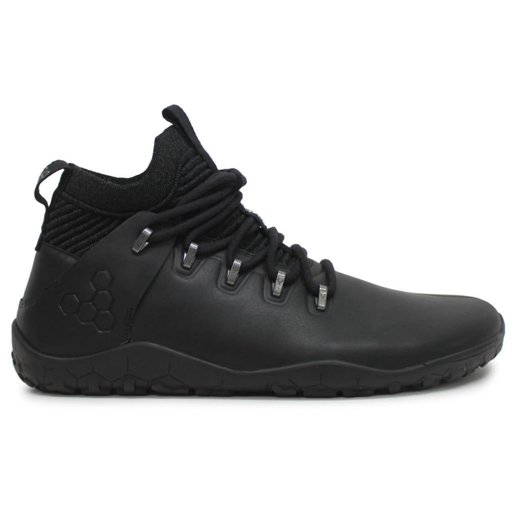 Vivobarefoot Magna Leather FG Leather Mens Sneakers#color_obsidian