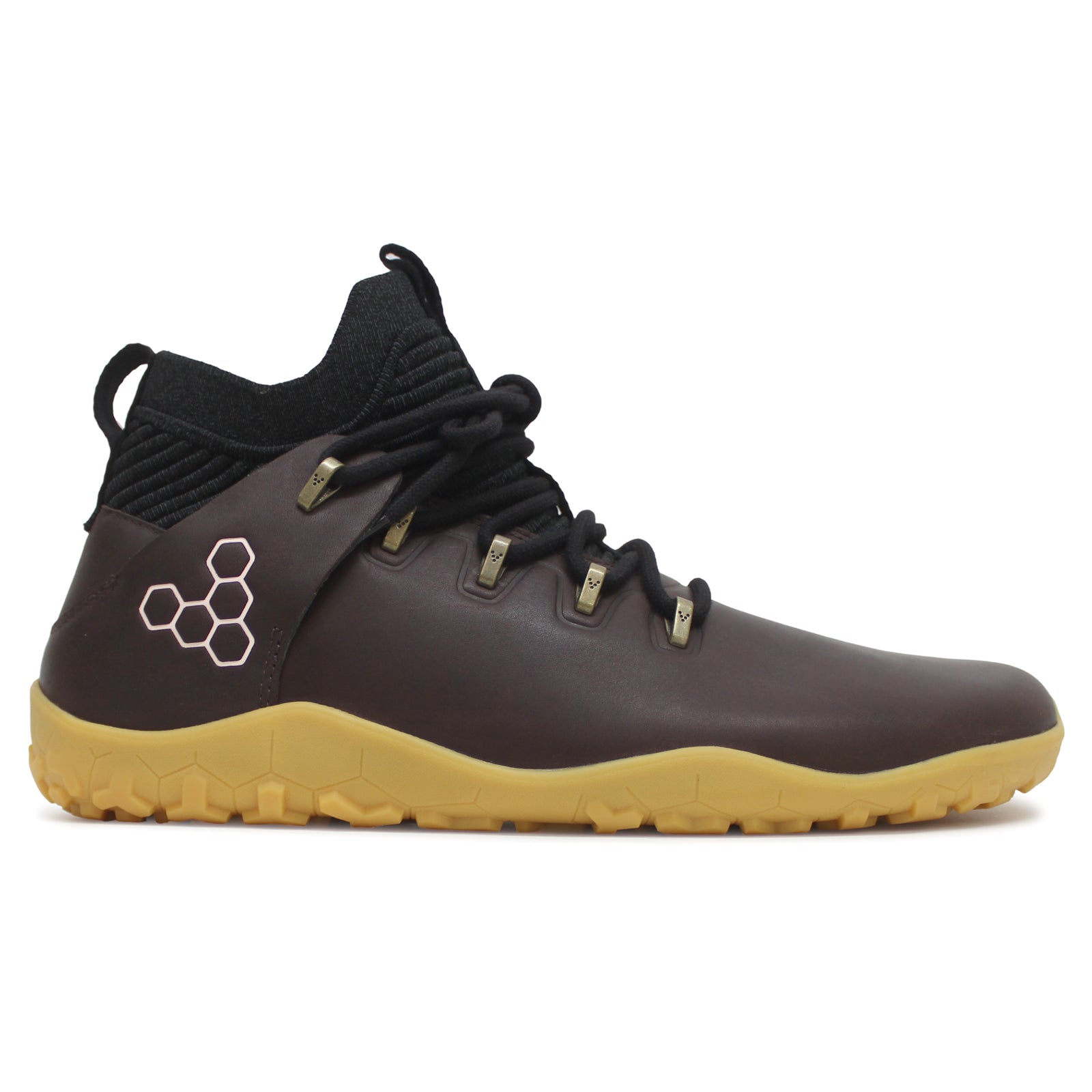 Vivobarefoot Magna Leather FG 309086-02 Leather Mens Trainers - Bracken - 41#color_bracken