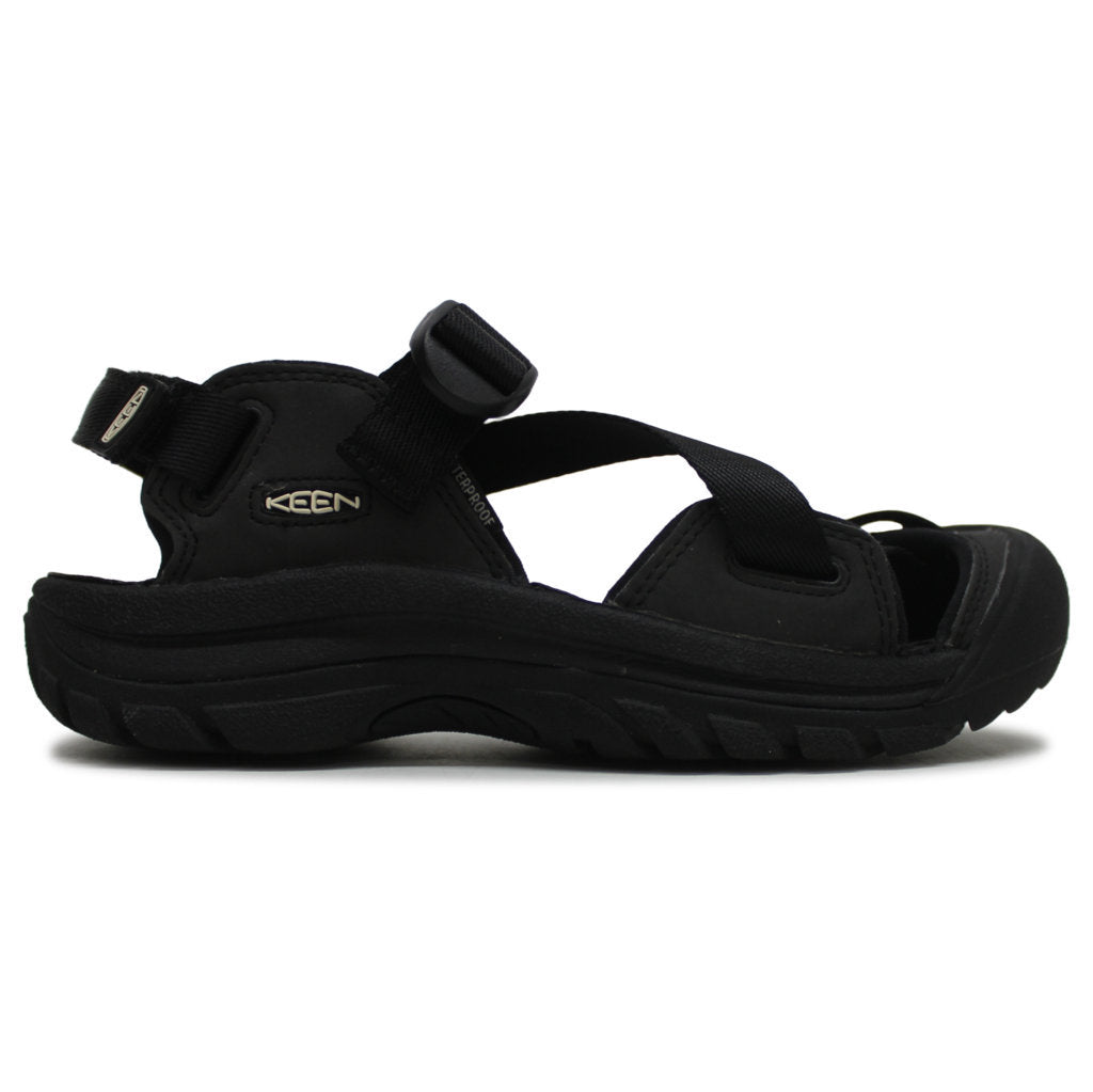 Keen Zerraport II Synthetic Textile Womens Sandals#color_black black