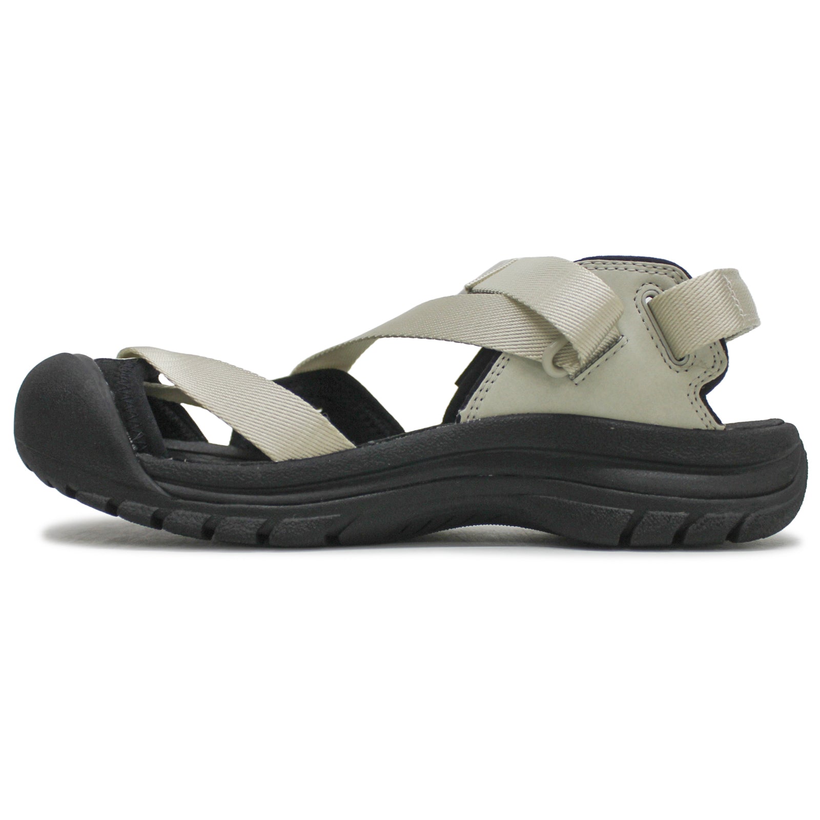 Keen Zerraport II Synthetic Textile Womens Sandals#color_silver birch black
