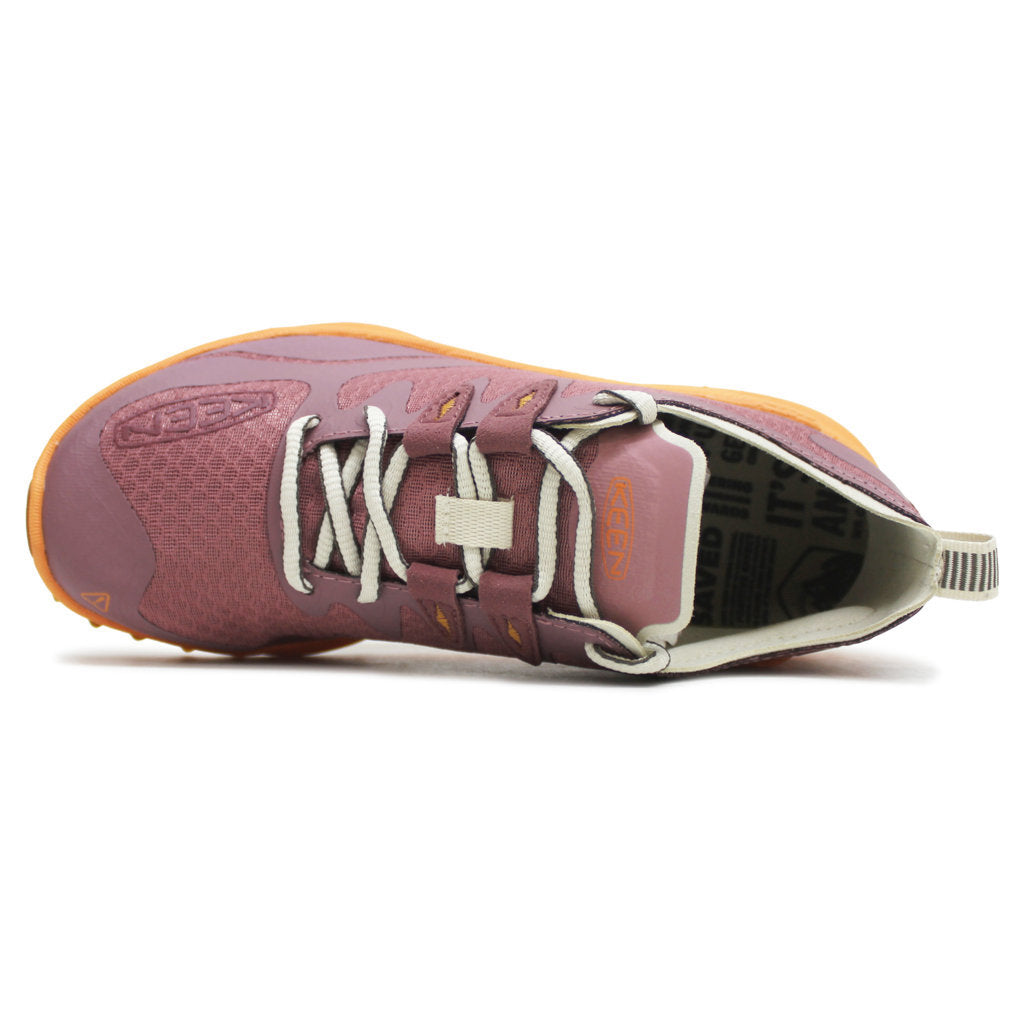 Keen Zionic Speed Textile Synthetic Womens Sneakers#color_nostalgia rose tangerine