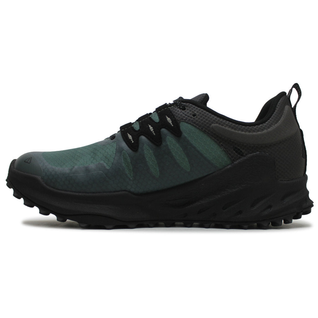 Keen Zionic WP Textile Synthetic Mens Sneakers#color_dark forest black