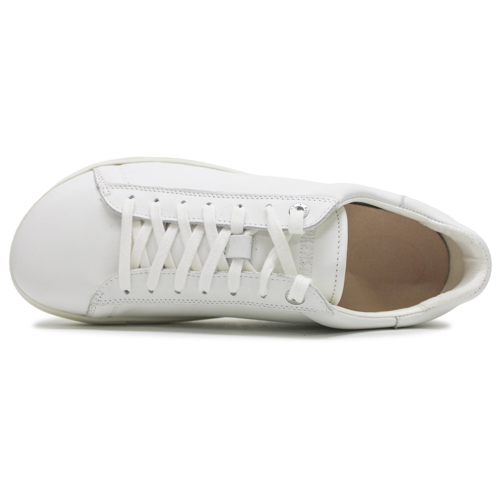 Birkenstock Bend Low Natural Leather Unisex Shoes#color_white