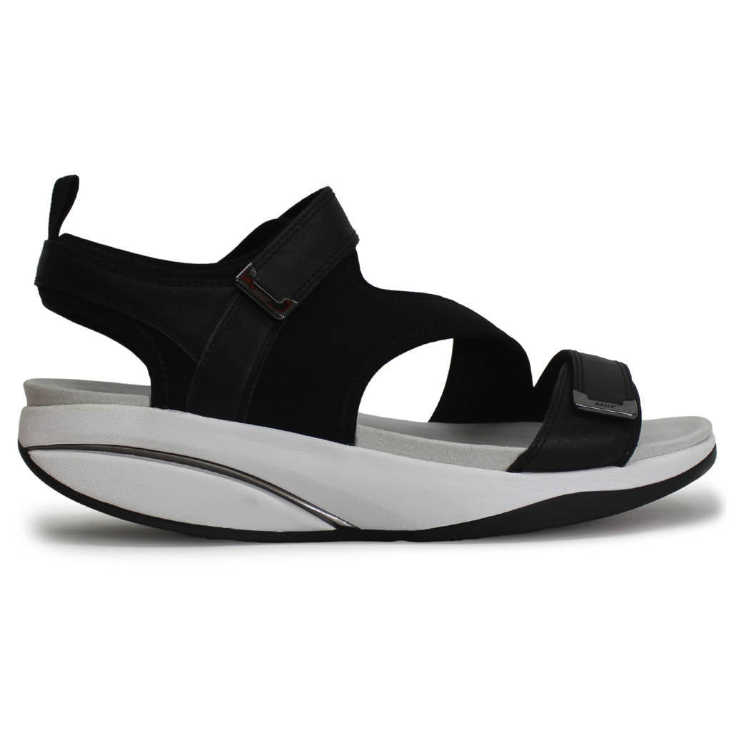 MBT Aza Leather Synthetic Womens Sandals#color_black