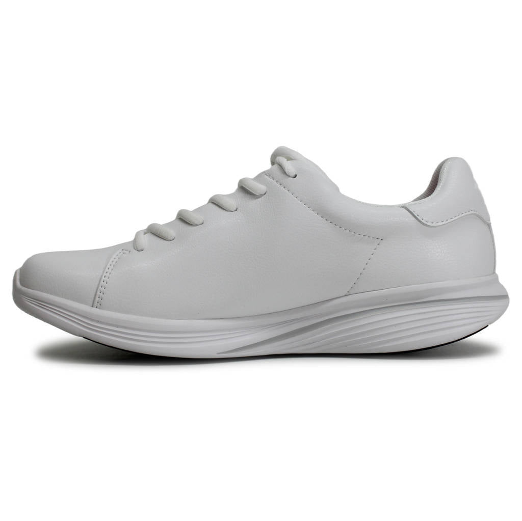 MBT Kuni Synthetic Leather Mens Sneakers#color_white