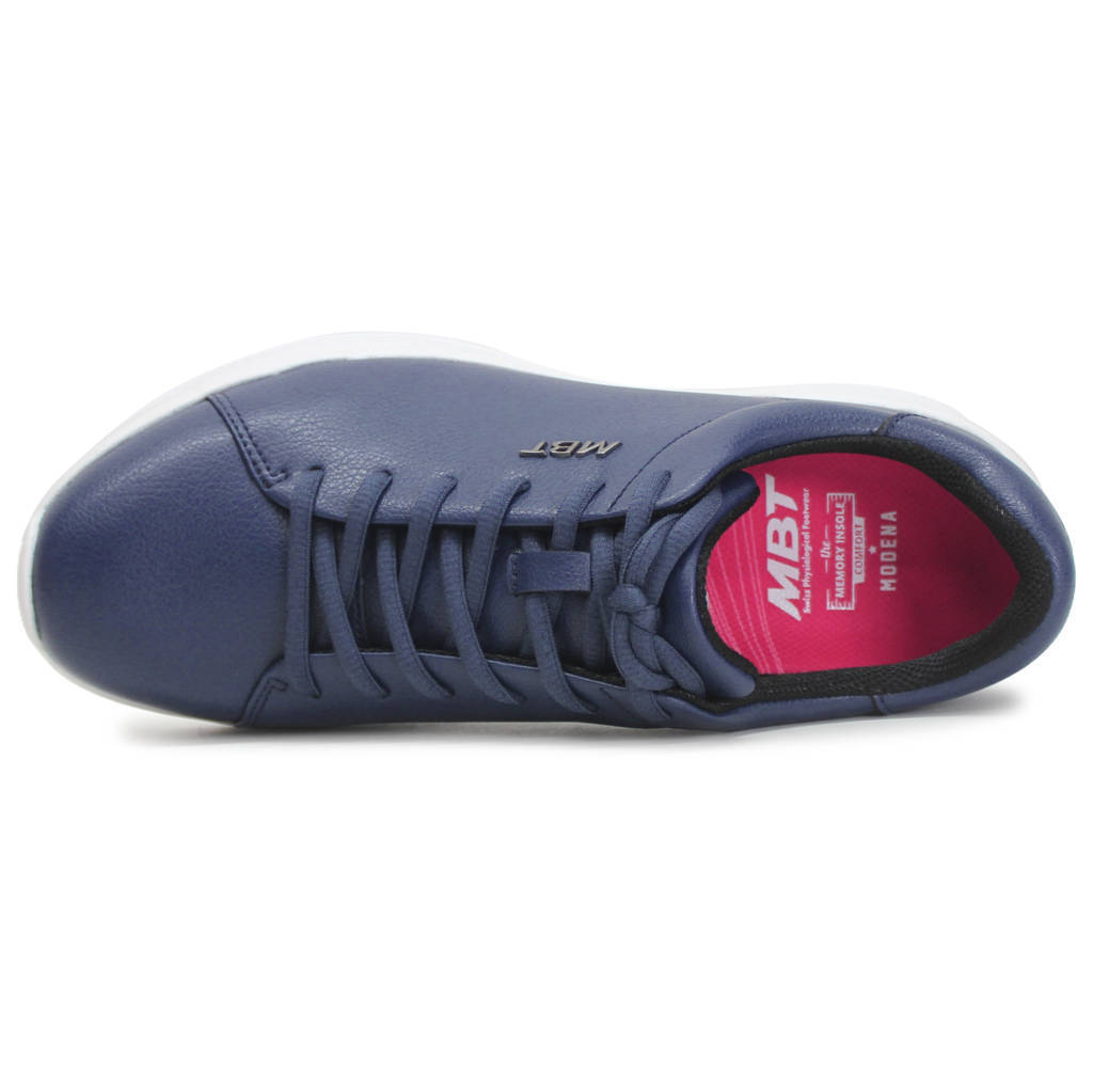 MBT Kuni Synthetic Leather Mens Sneakers#color_navy