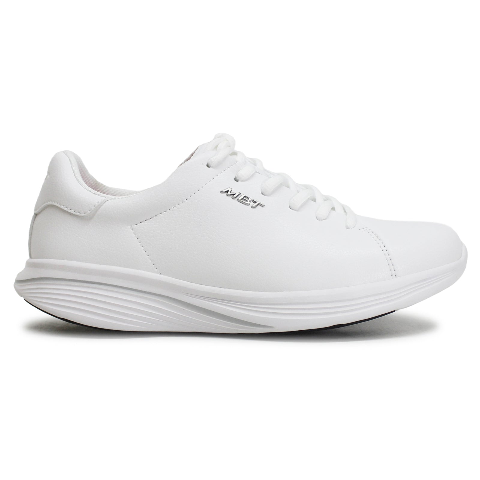 MBT Kuni Synthetic Leather Womens Sneakers#color_white