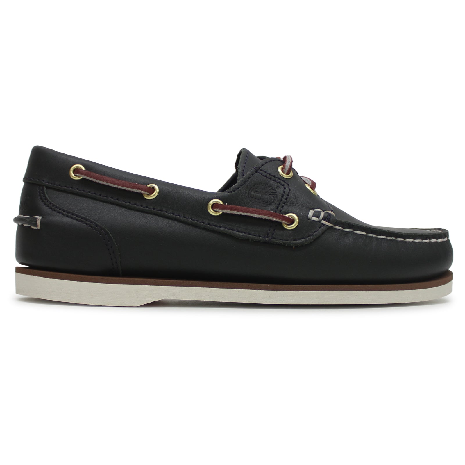 Timberland Classic Boat Full Grain Leather Womens Shoes#color_blue