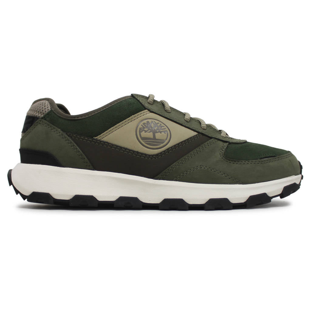 Timberland Winsor Park Oxford Nubuck Leather Mens Sneakers#color_green