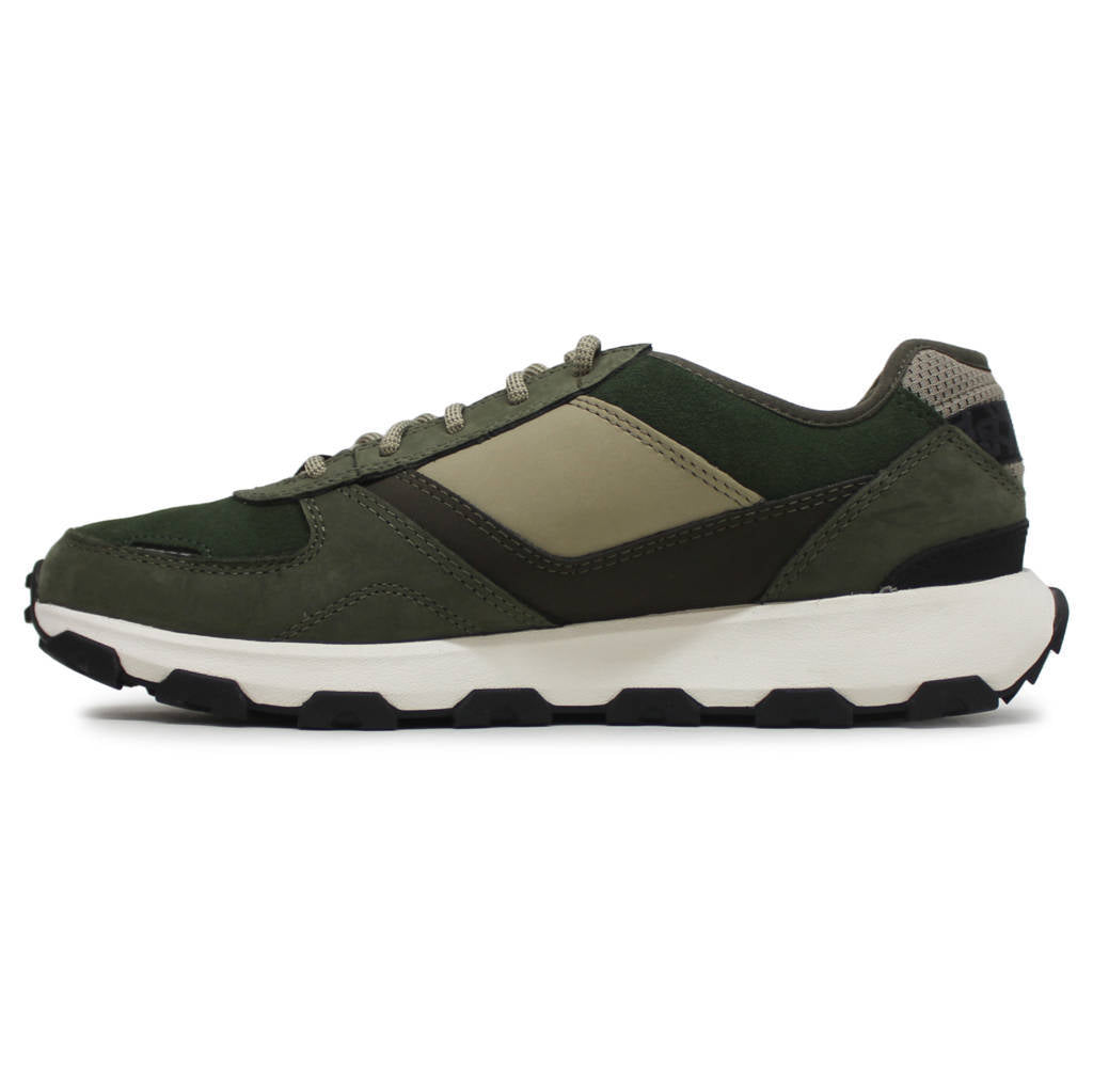 Timberland Winsor Park Oxford Nubuck Leather Mens Sneakers#color_green