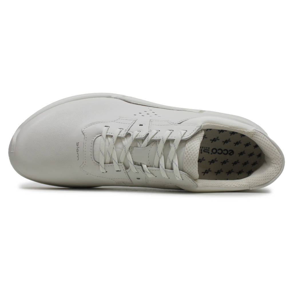 Ecco Biom 2.2 830764 Full Grain Leather Mens Sneakers#color_white