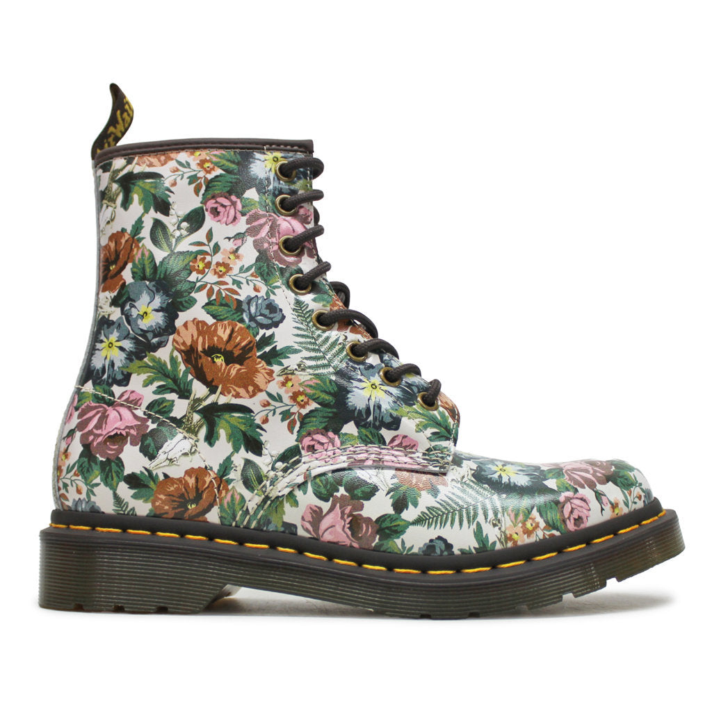 Dr. Martens 1460 W Backhand Leather Womens Boots#color_floral garden print backhand