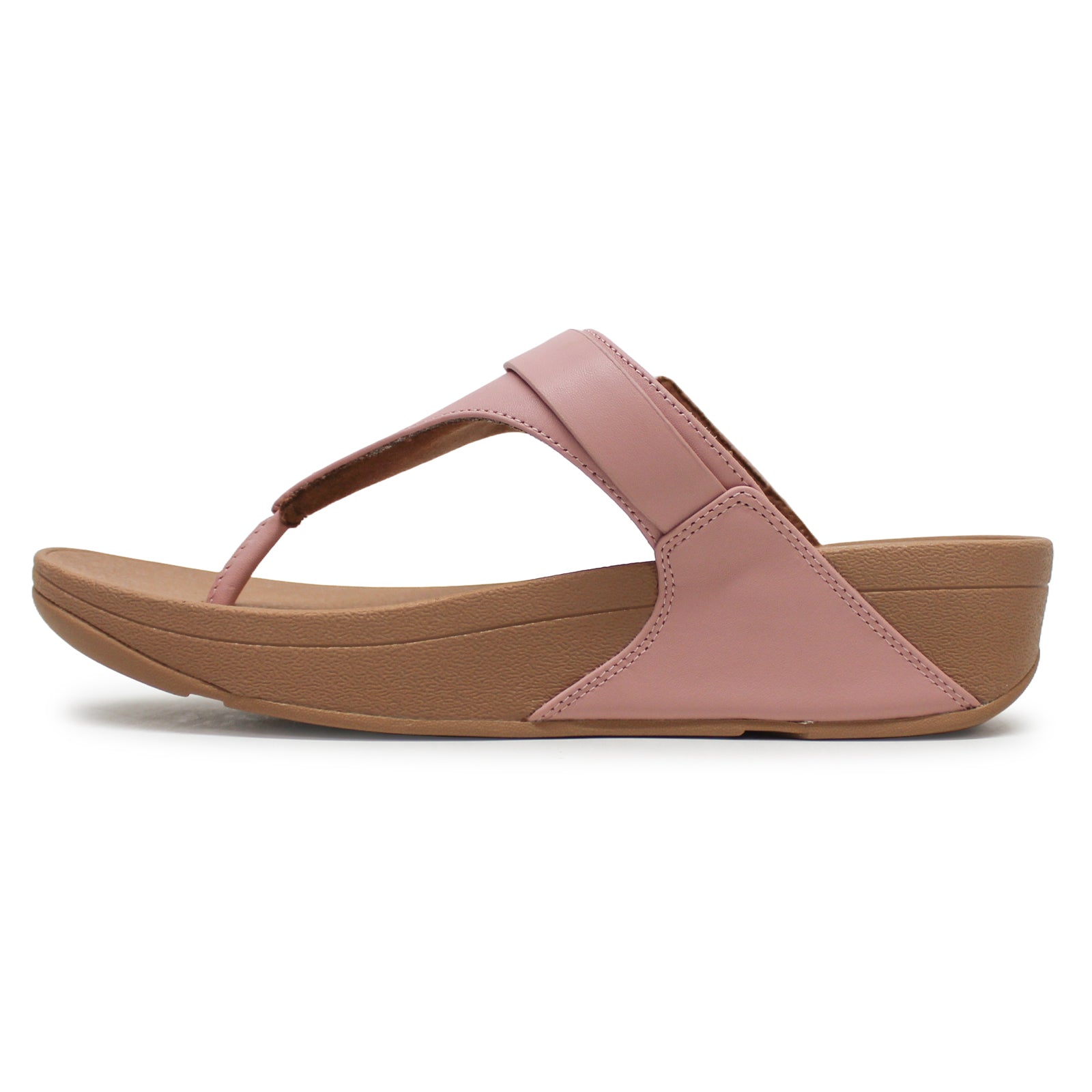 FitFlop Lulu Adjustable Toe Post Leather Womens Sandals#color_soft blush