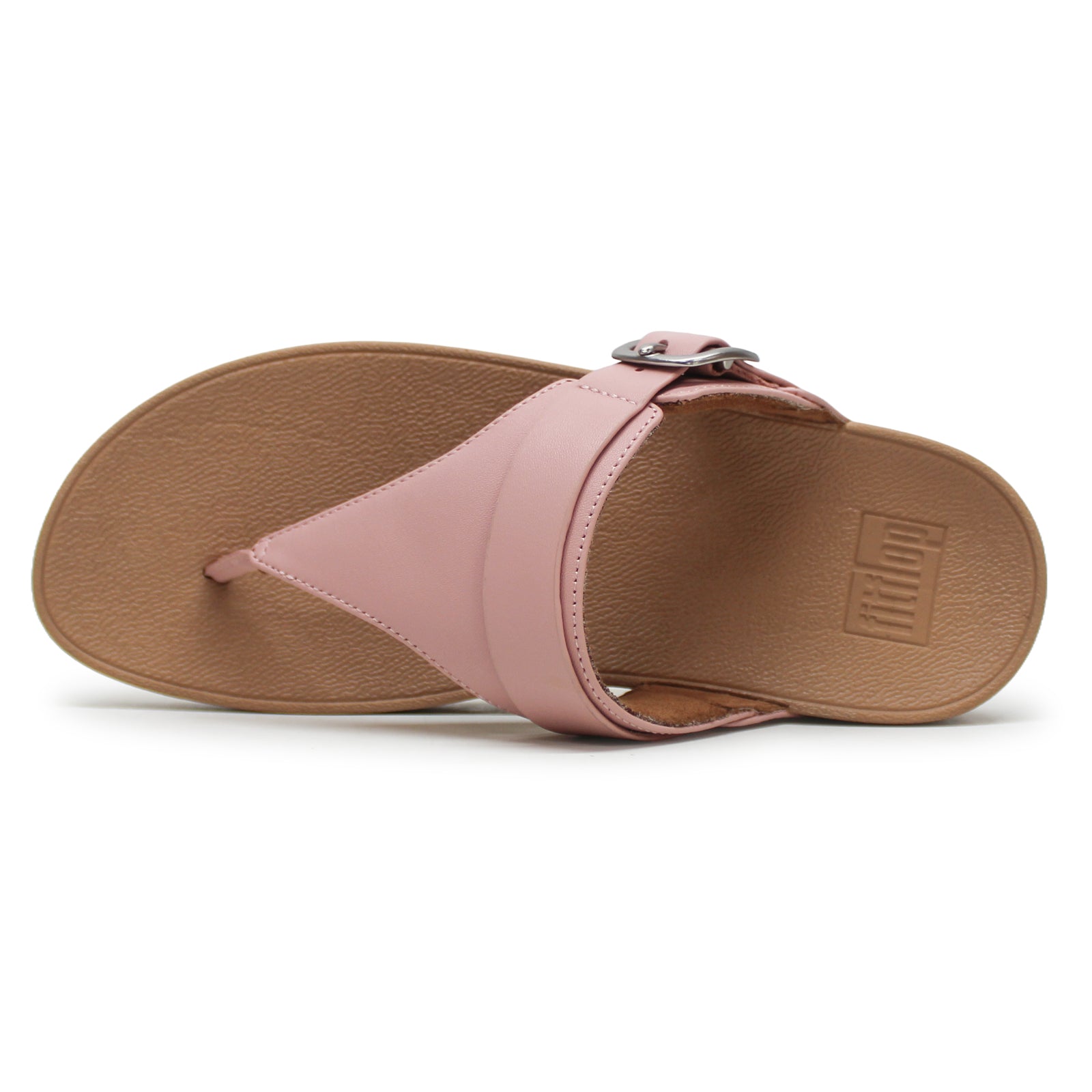 FitFlop Lulu Adjustable Toe Post Leather Womens Sandals#color_soft blush