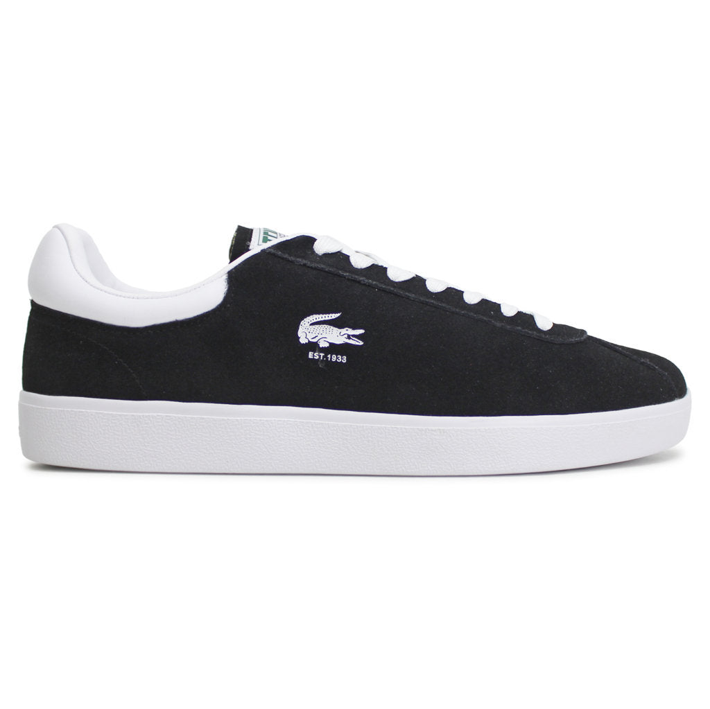 Lacoste Baseshot Suede Mens Sneakers#color_black white