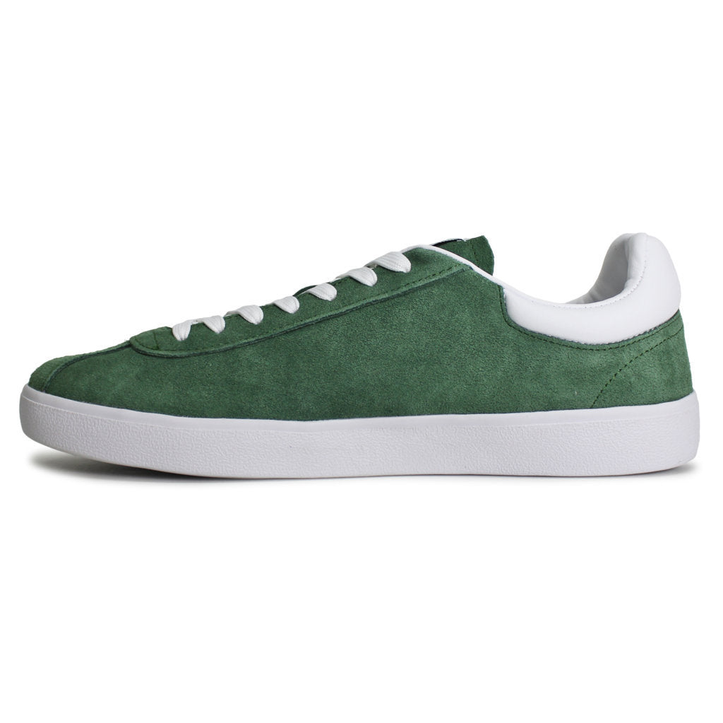 Lacoste Baseshot Suede Mens Sneakers#color_dark green white
