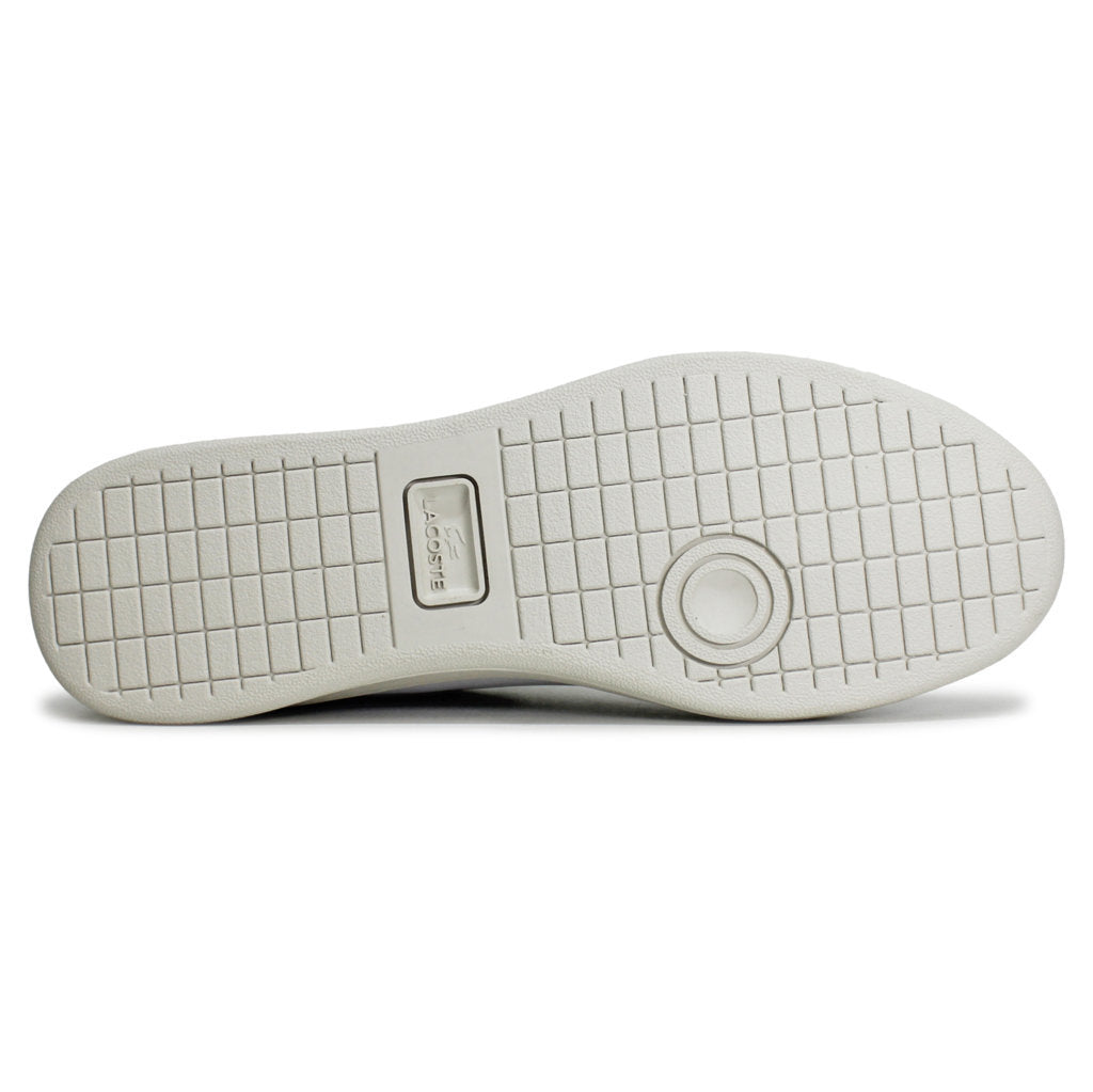 Lacoste Carnaby Pro Leather Synthetic Mens Sneakers#color_white dark green