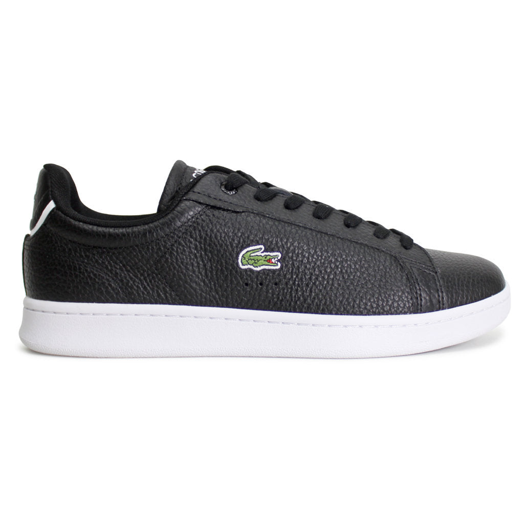 Lacoste Carnaby Pro Leather Synthetic Womens Sneakers#color_black white
