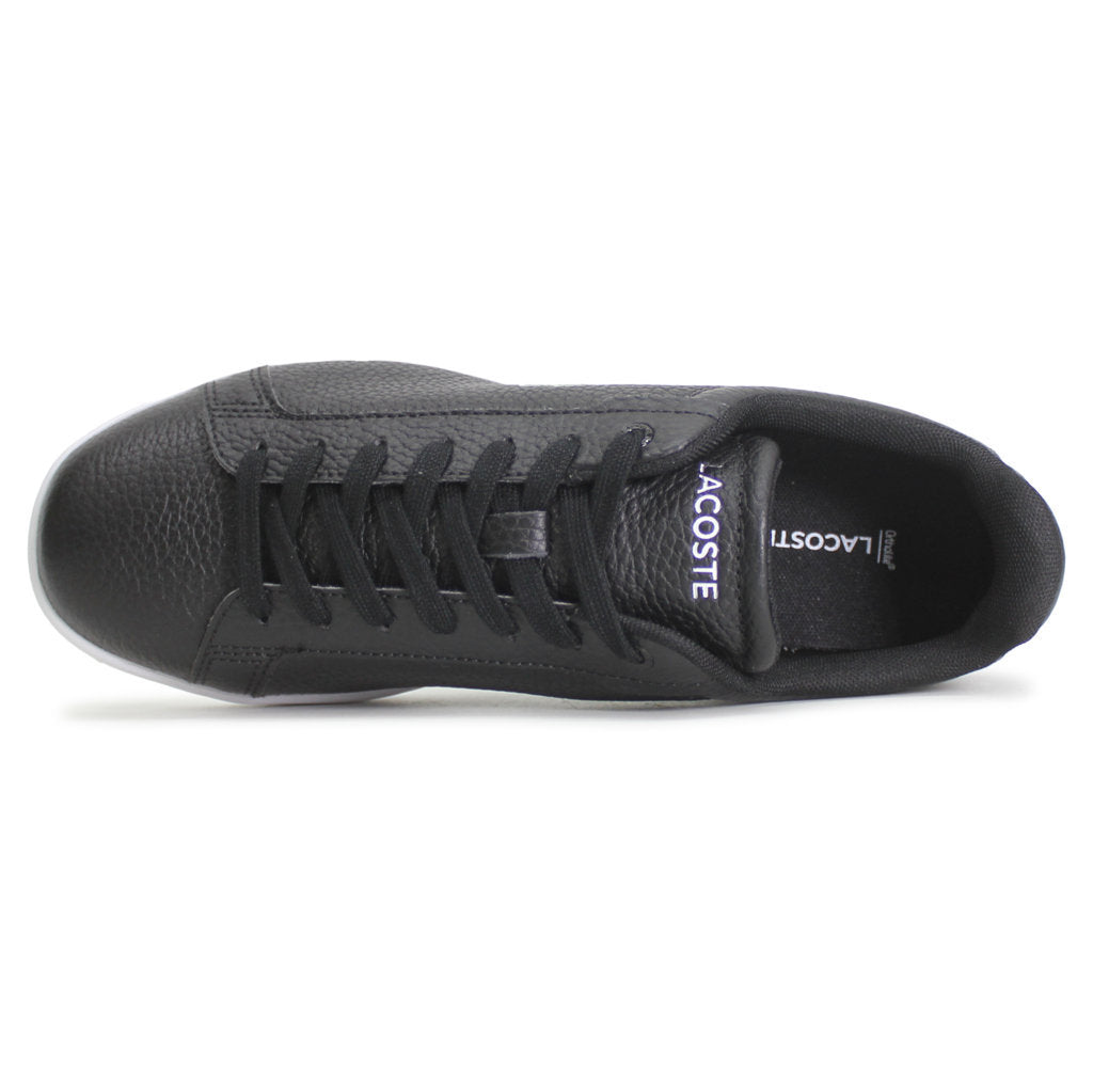 Lacoste Carnaby Pro Leather Synthetic Womens Sneakers#color_black white