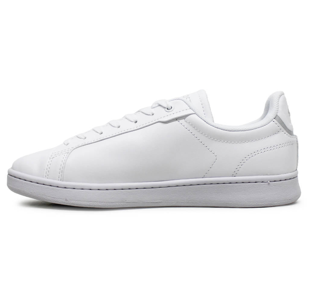Lacoste Carnaby Pro BL Leather Synthetic Womens Sneakers#color_white white
