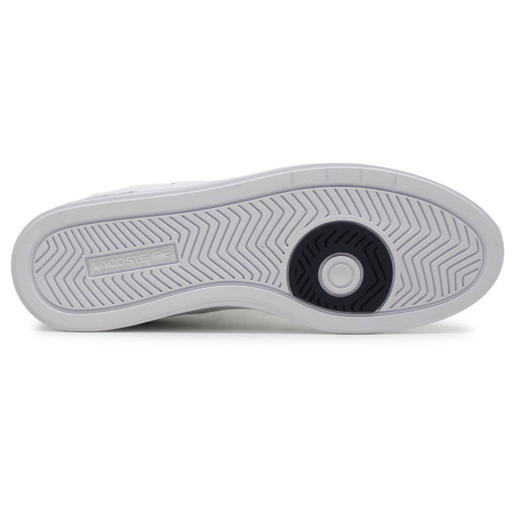 Lacoste Europa Pro Leather Synthetic Mens Sneakers#color_white navy