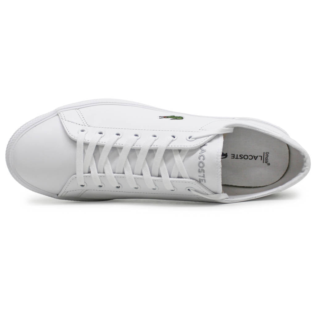 Lacoste Gripshot BL Leather Synthetic Mens Sneakers#color_white white
